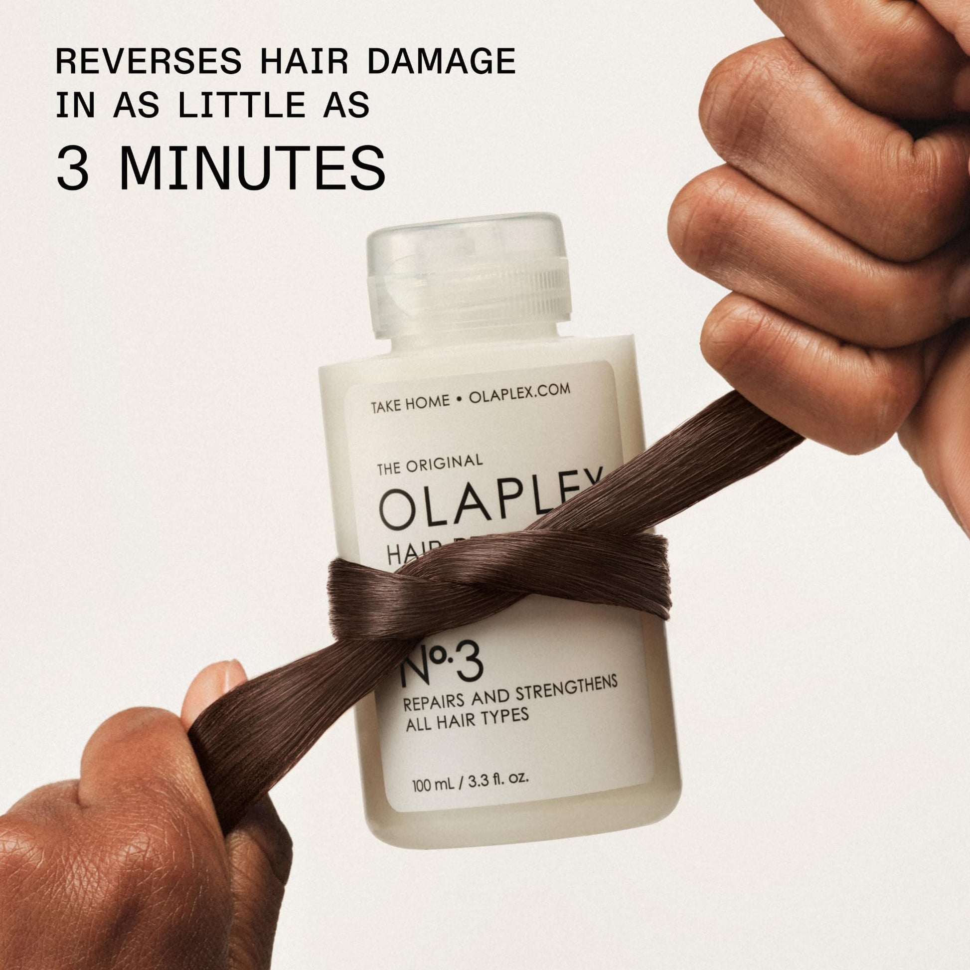 Lavender Olaplex No. 3 Bond Building Hair Perfector: Concentrated Pre-Shampoo Treatment | Repairs Damage & Strengthens Hair | Rebuilds 3 Hair Bonds | For Coily, Curly, Straight, and Wavy, 100 mL / 3.3 Fl Oz