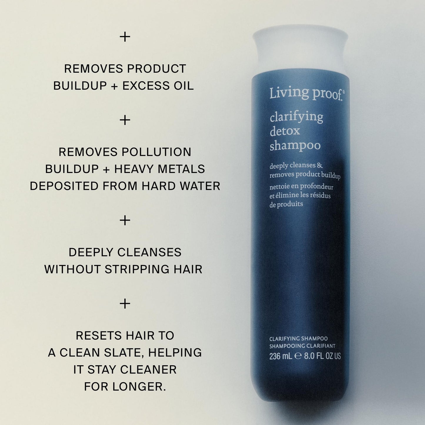 Light Gray Living proof Clarifying Detox Shampoo