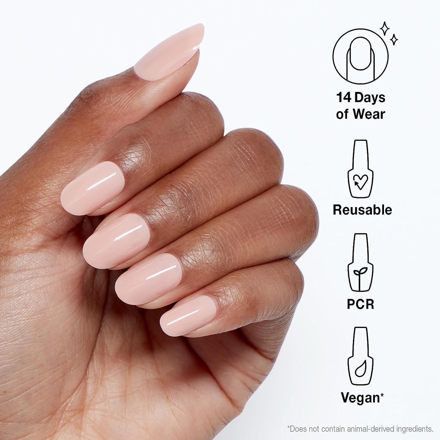 White Smoke Bundle of OPI xPress/On Press On Nails, With Nail Glue, Long Neutral Coffin Shape Nails, Bubble Bath + OPI Nail Envy, Nail Strengthening Treatment, Stronger Nails in 1 Week, Vegan Formula, 0.5 fl oz