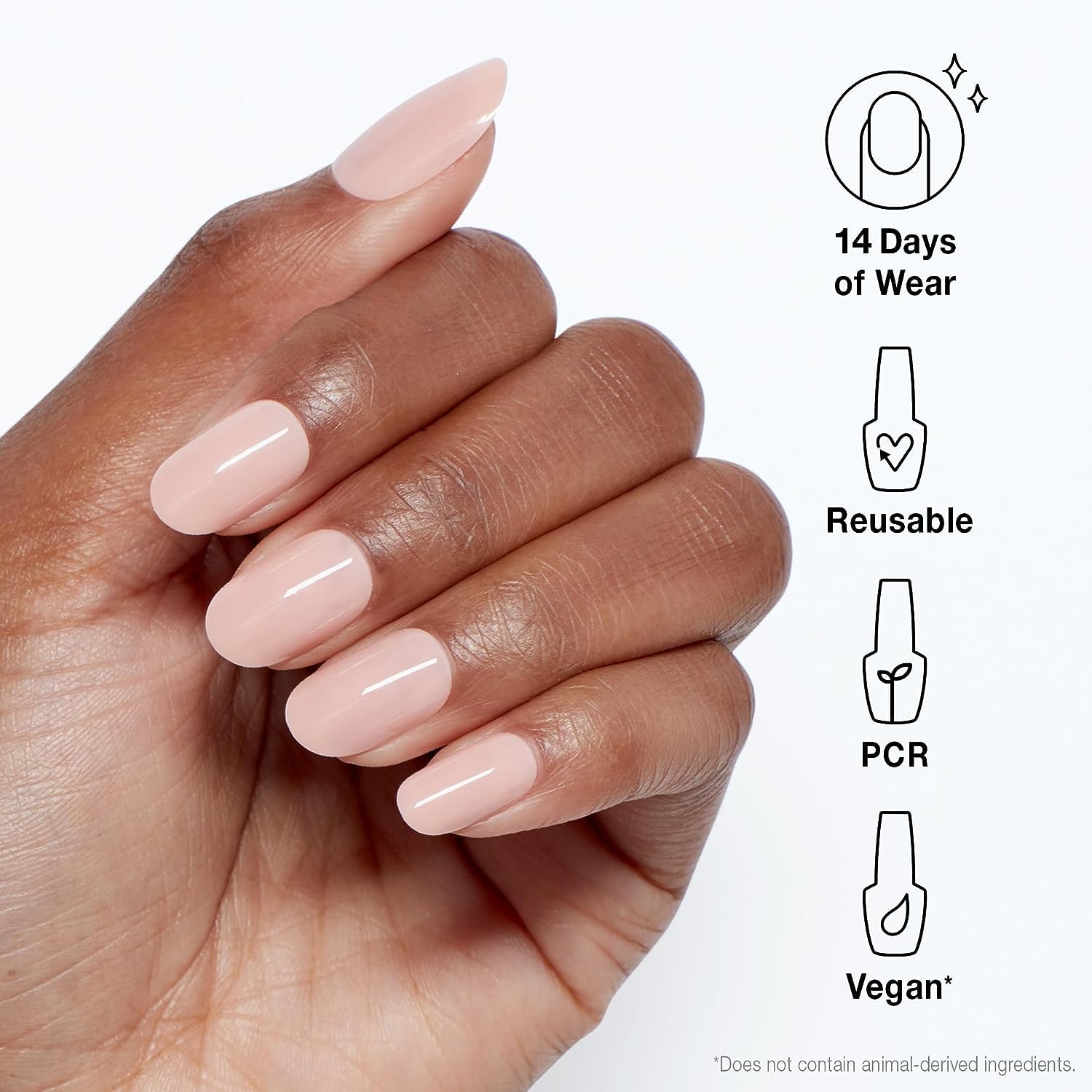White Smoke Bundle of OPI xPress/On Press On Nails, With Nail Glue, Long Neutral Coffin Shape Nails, Bubble Bath + OPI Nail Envy, Nail Strengthening Treatment, Stronger Nails in 1 Week, Vegan Formula, 0.5 fl oz
