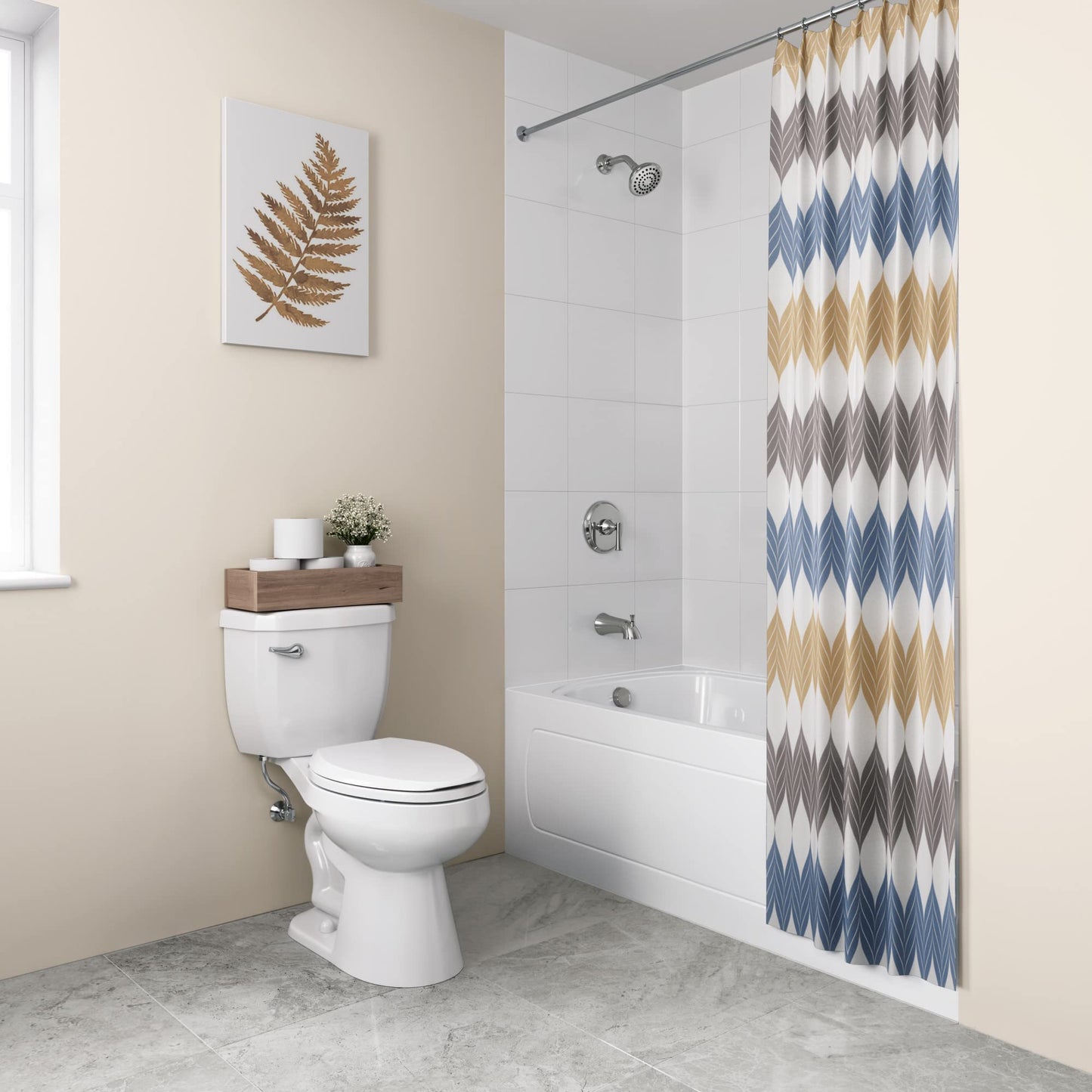 Gray PROFLO PFS6032LSK Hillsboro 60" x 32" Three Wall Alcove Acrylic Soaking Tub with Left Drain and Overflow - White