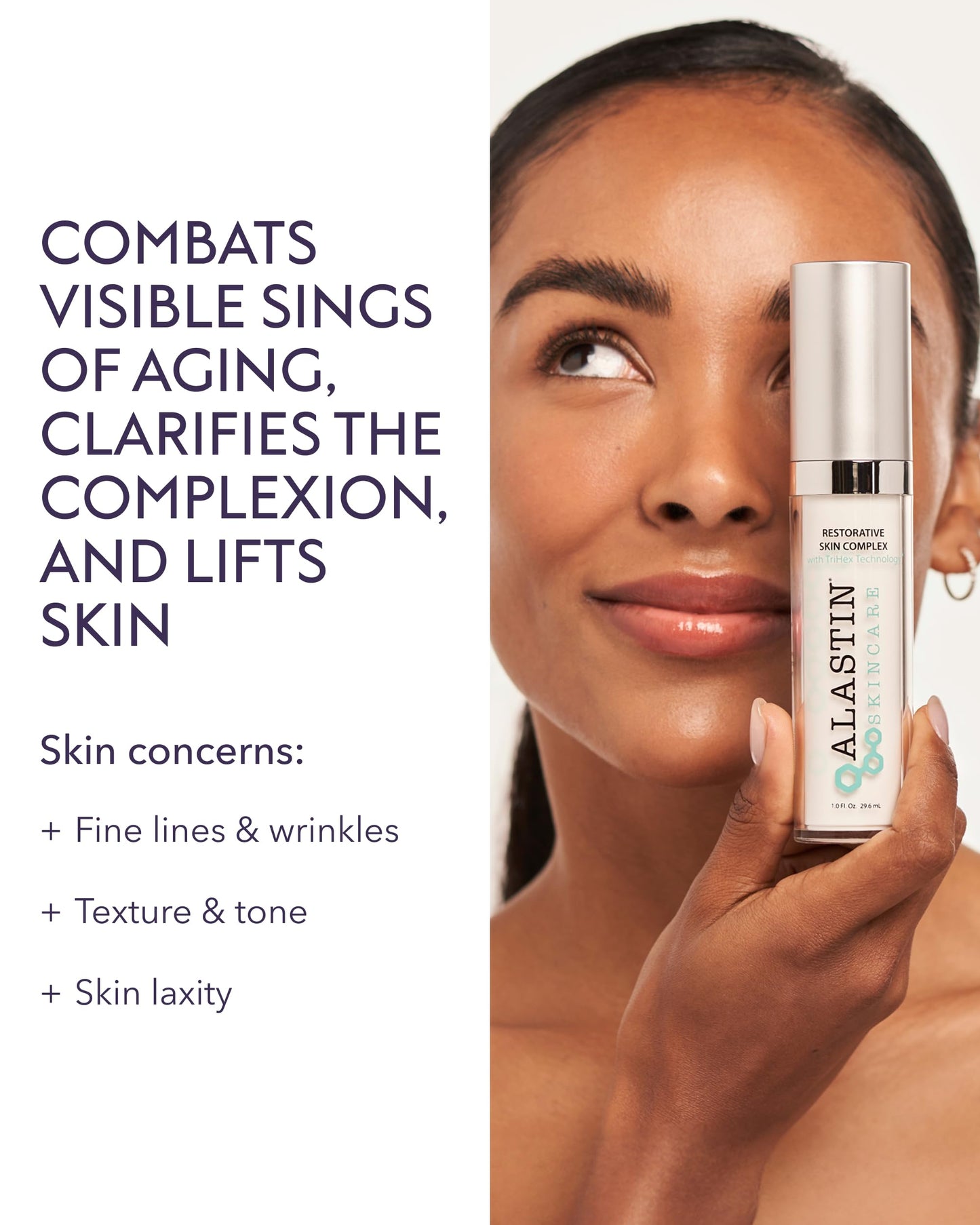 White Smoke ALASTIN Skincare Restorative Skin Complex Anti-Aging Face Serum - Now with TriHex+ Technology (1 oz) | Improves Skin Hydration, Dullness, & Appearance of Fine Lines and Wrinkles