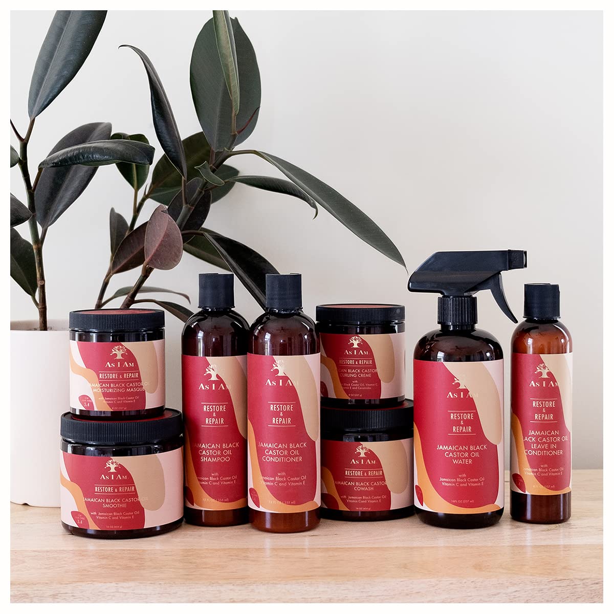 Lavender As I Am Jamaican Black Castor Oil Leave In Conditioner 237Ml