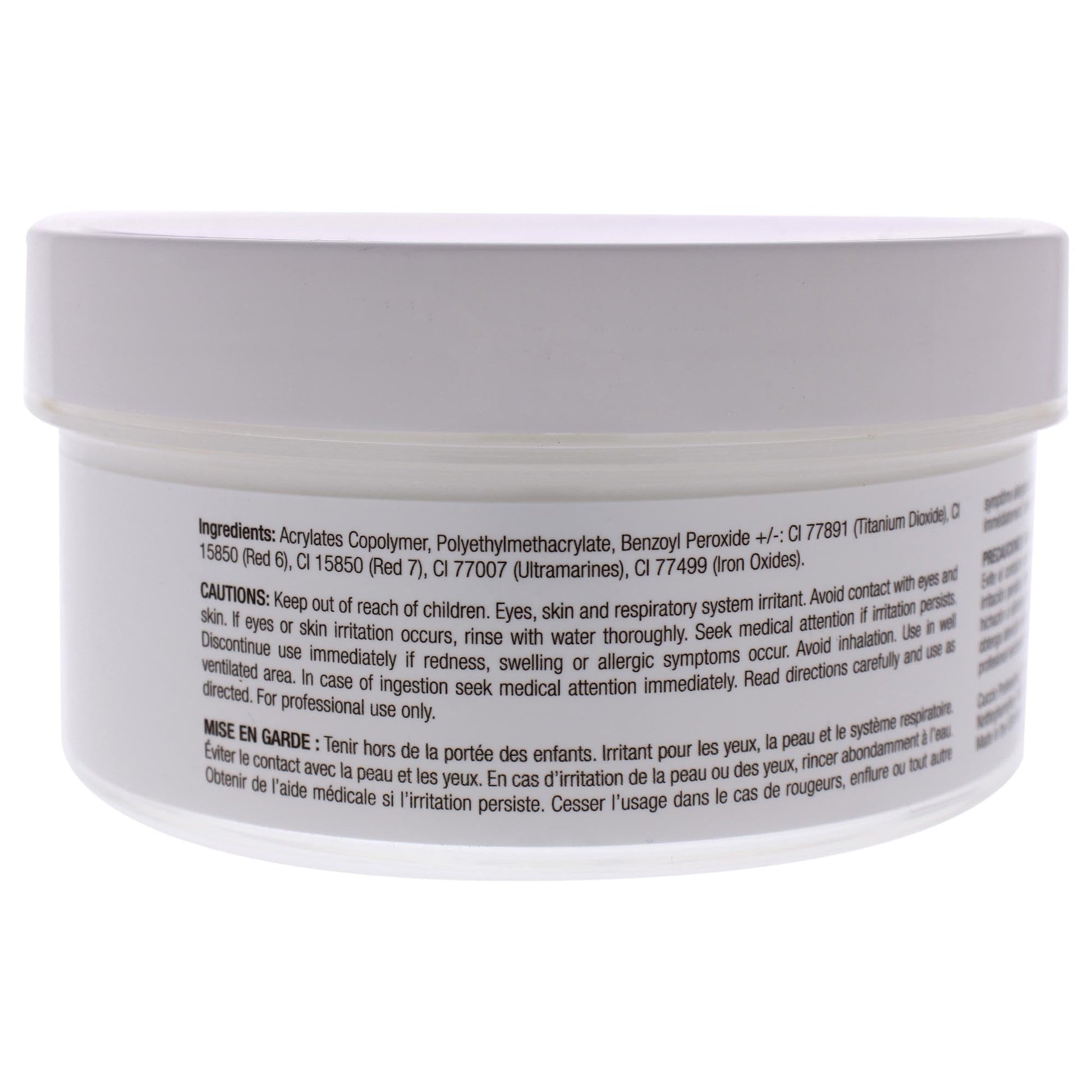 Dark Gray Cuccio Pro Acrylic Powder - White 12.75 Oz