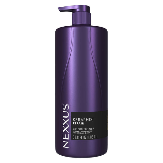 Midnight Blue Nexxus KERAPHIX Conditioner Damage Repair for Damaged Hair Powered by KRT Keratin Resistance Therapy with Liquid Crystal Amino Acids 33.8 Fl oz