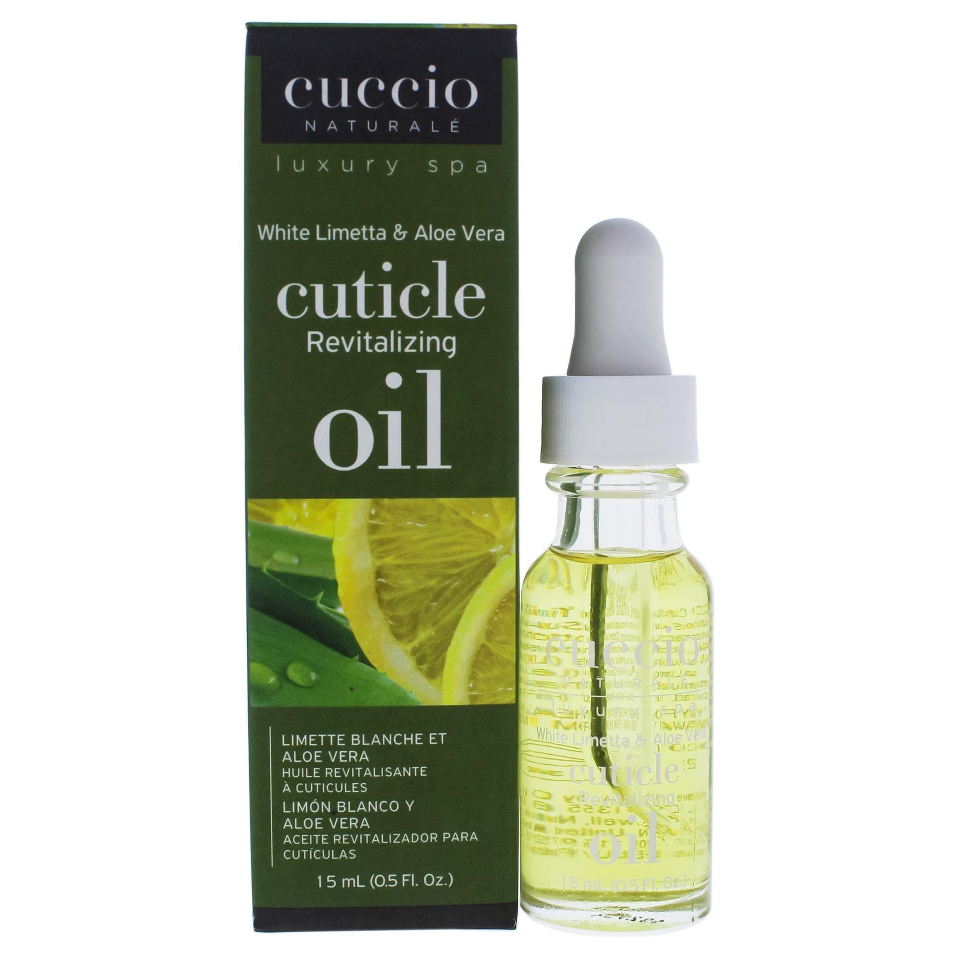 White Smoke Cuccio Naturale Revitalizing Cuticle Oil - Hydrating Oil For Overnight Cuticle Repair - Remedy Damaged Skin And Thin Nails - Paraben And Cruelty-Free Formula - White Limetta And Aloe Vera - 0.5 Oz