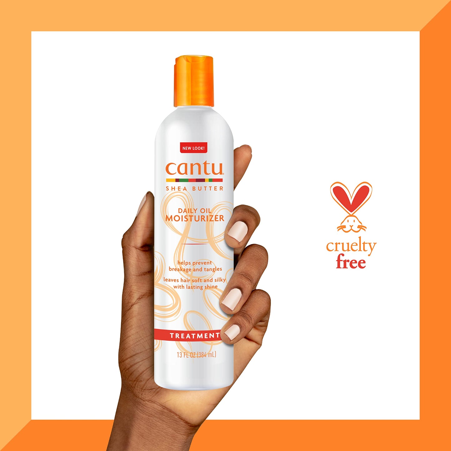 White Smoke Cantu Daily Oil Moisturizer with Shea Butter, 13 fl oz