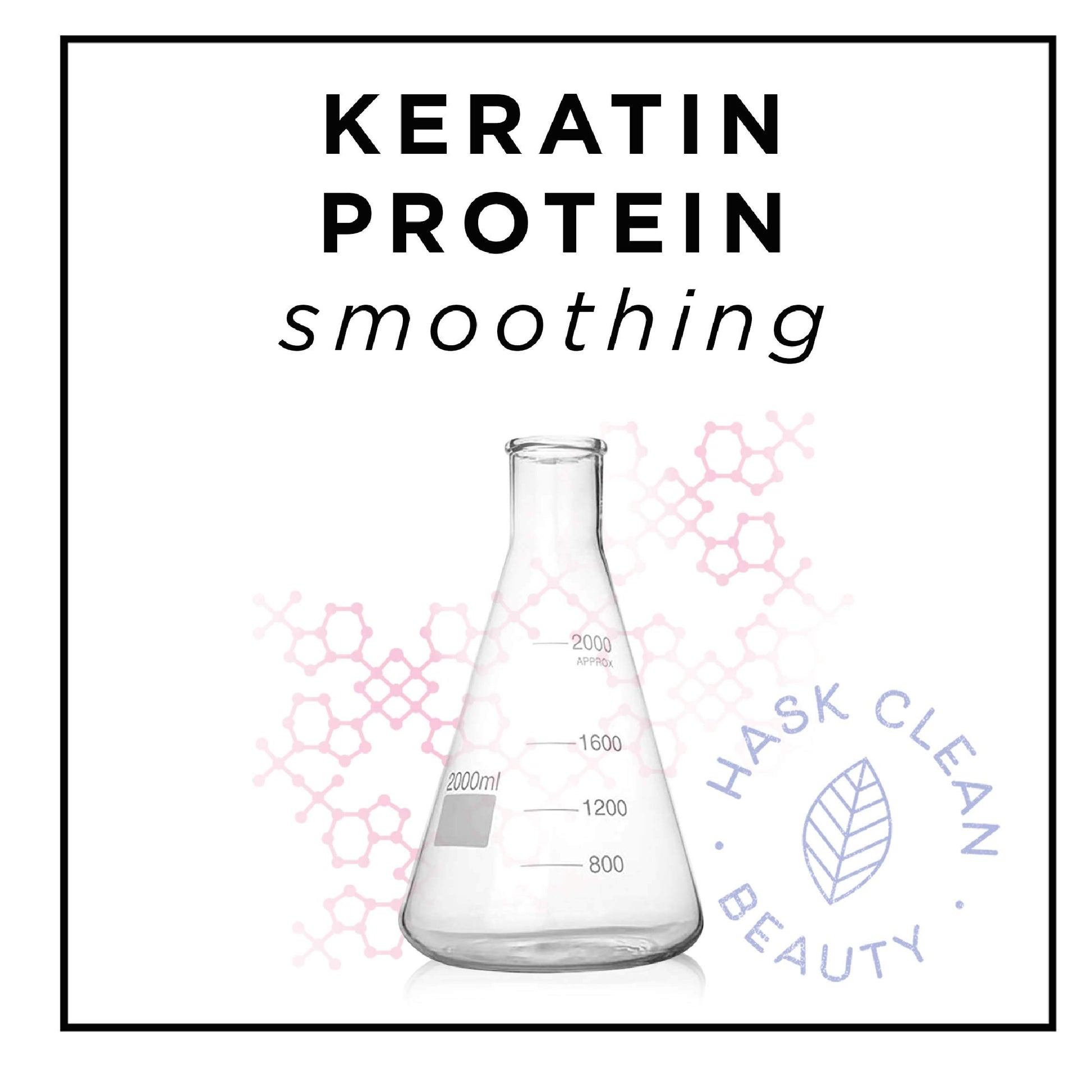 White Smoke Hask Keratin Protein Deep Conditioning Hair Treatment 1.75 oz (Pack of 6)