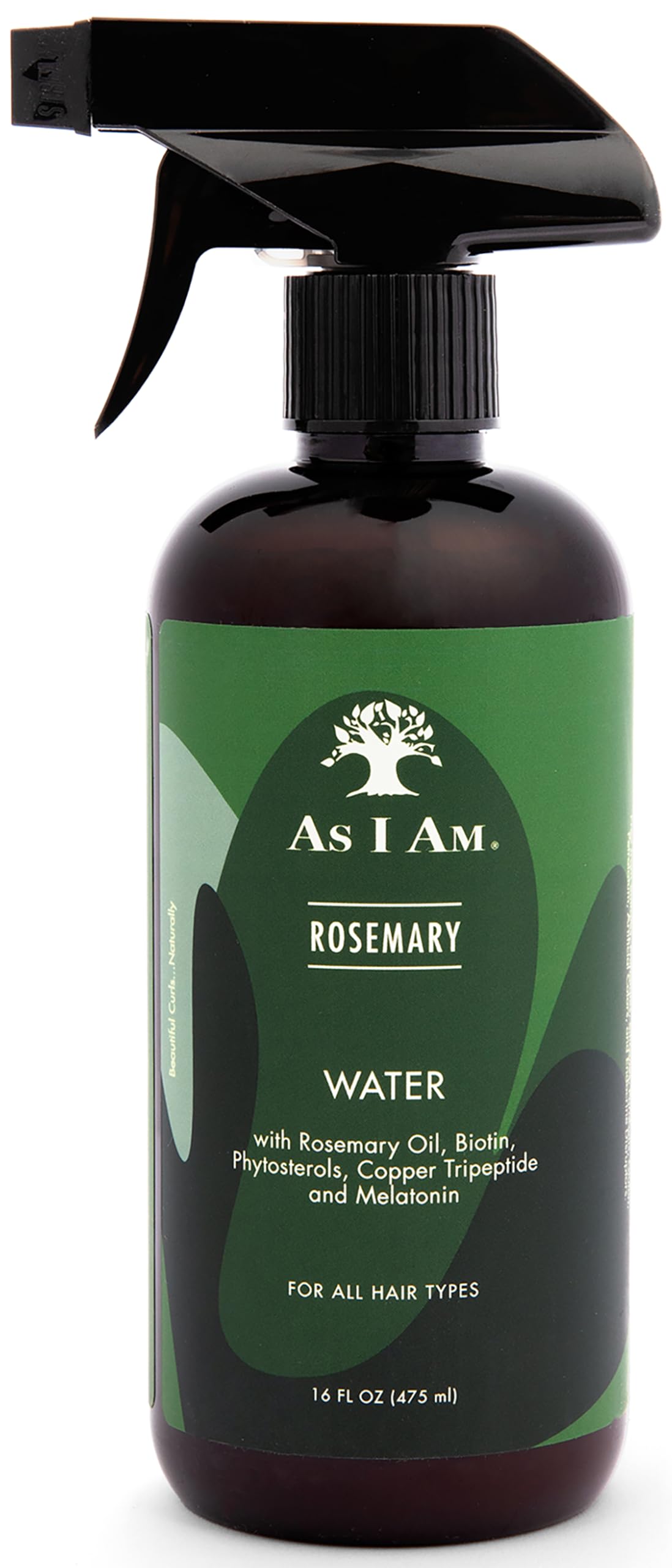White Smoke As I Am Rosemary Water 16 oz - Scalp Treatment for Hair Density - with Biotin & Saw Palmetto
