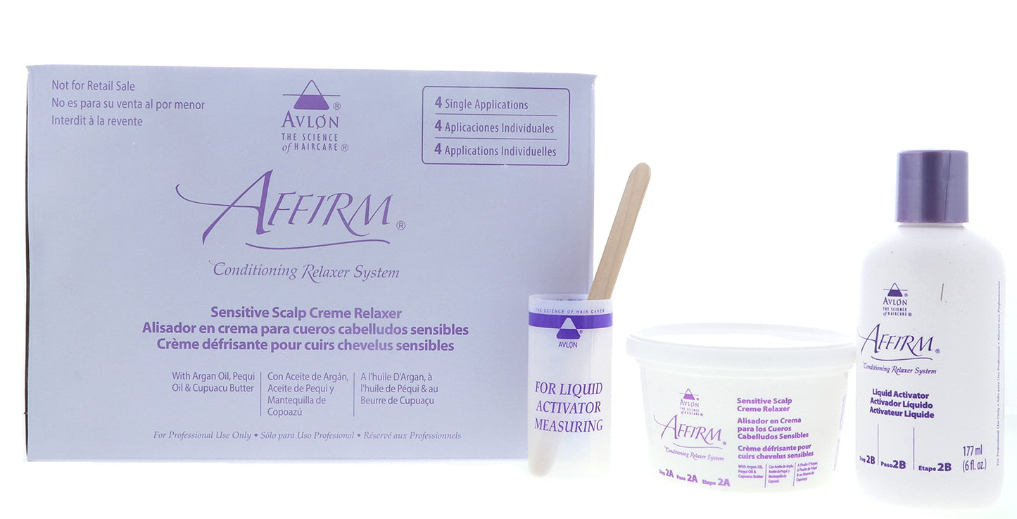 White Smoke Affirm Relaxer Kit 4 Applications