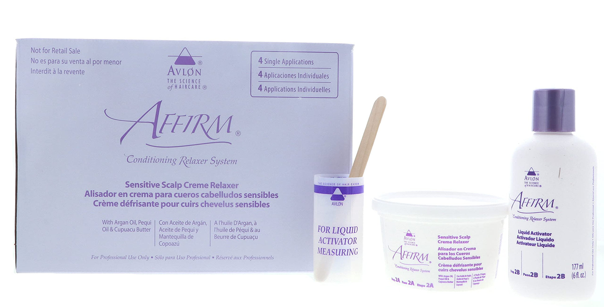White Smoke Affirm Relaxer Kit 4 Applications by Affirm