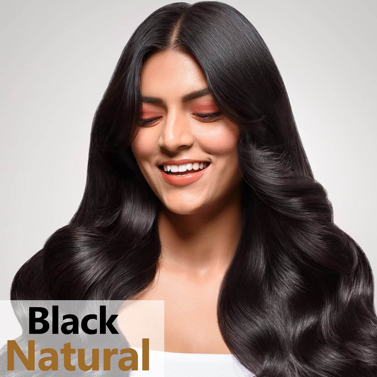 Light Gray Instant Black Hair Dye Shampoo, Natural 3-in-1 for Gray Coverage in 10-15 mins, Long-Lasting Color Effect for Women and Men, 16.9 Fl Oz (Black)