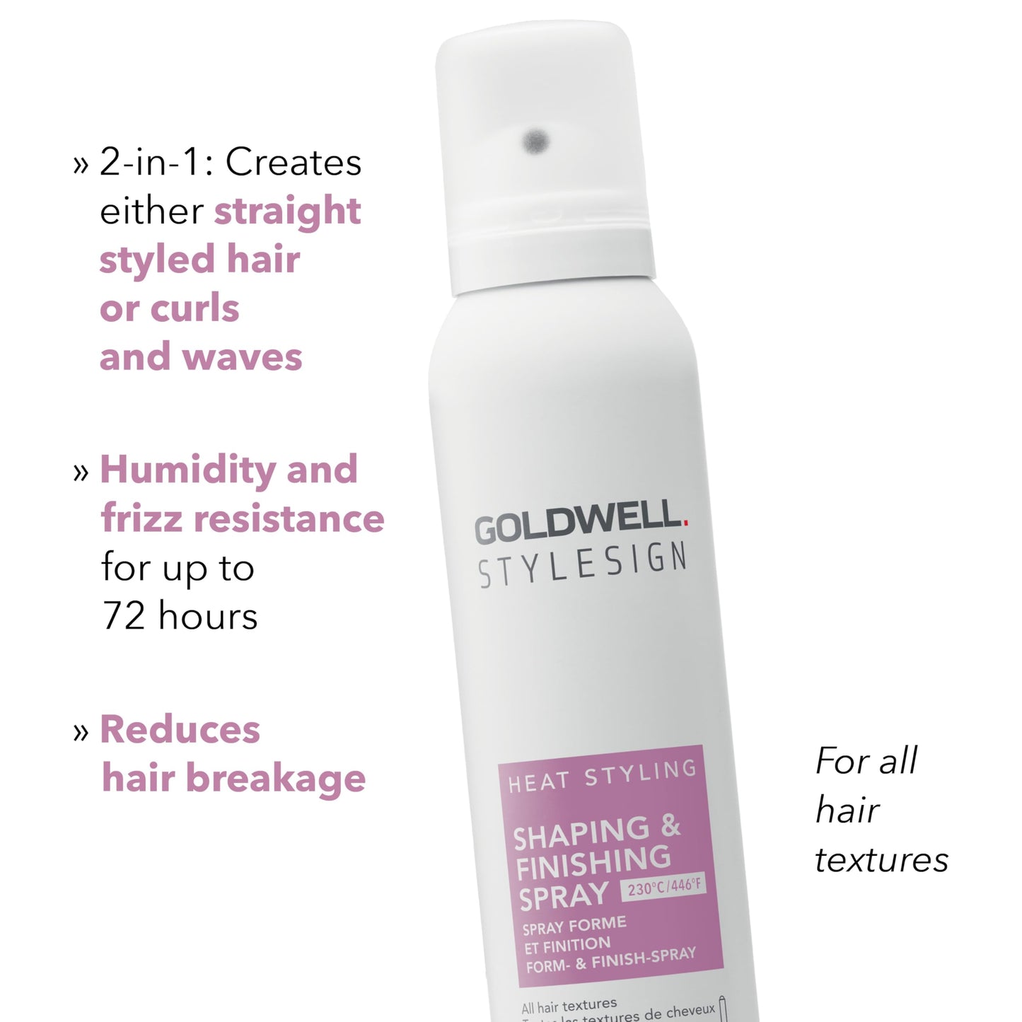 White Smoke Goldwell StyleSign Shaping & Finishing Spray