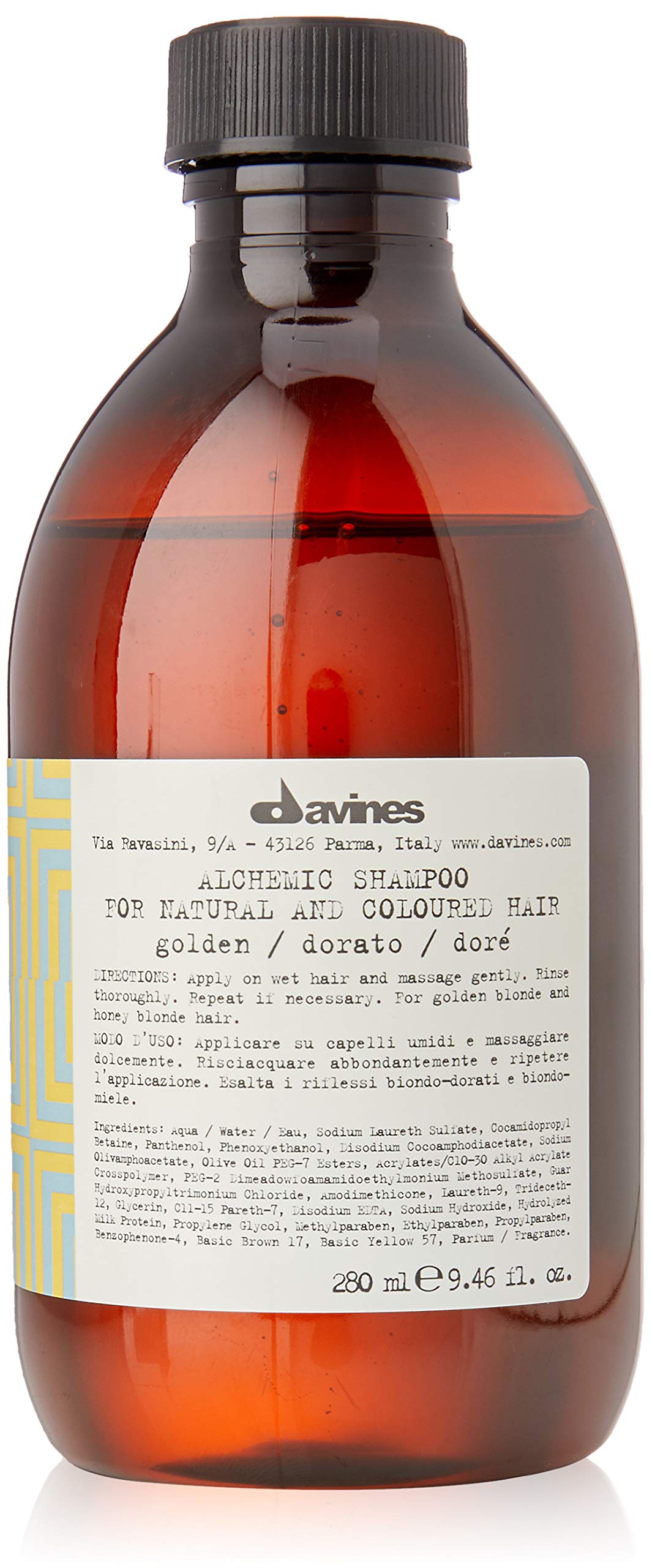 White Smoke Davines Alchemic Golden Shampoo - 280ml/9.46 oz