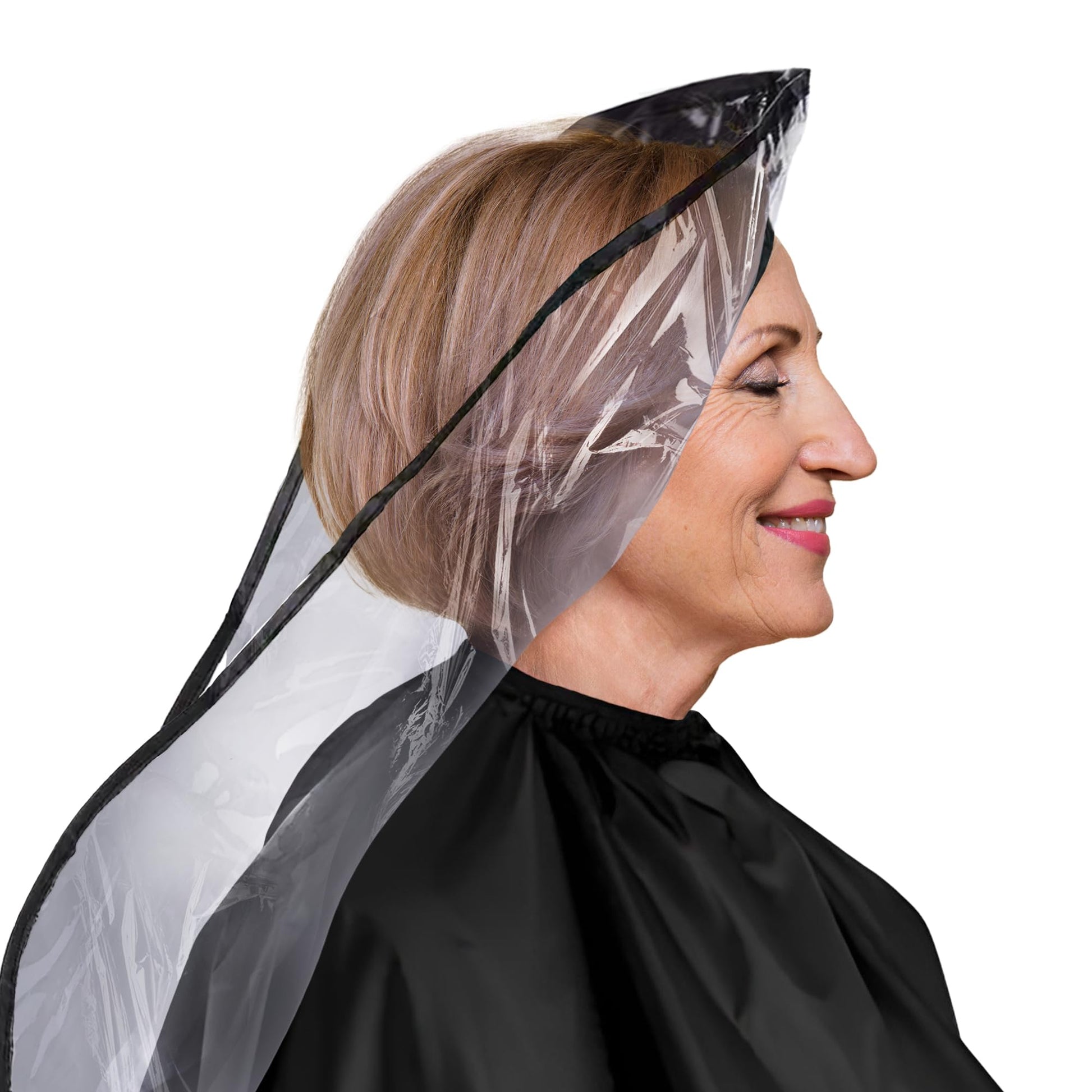 White Smoke Hair Funnel for Washing Hair for Elderly – Shampoo Cape with Waterproof PVC Build 20"x9.5" for Upright Sink Washing & No-Rinse Care – Shampoo Caps no Rinse for Gentle Bedridden Support & Home Use