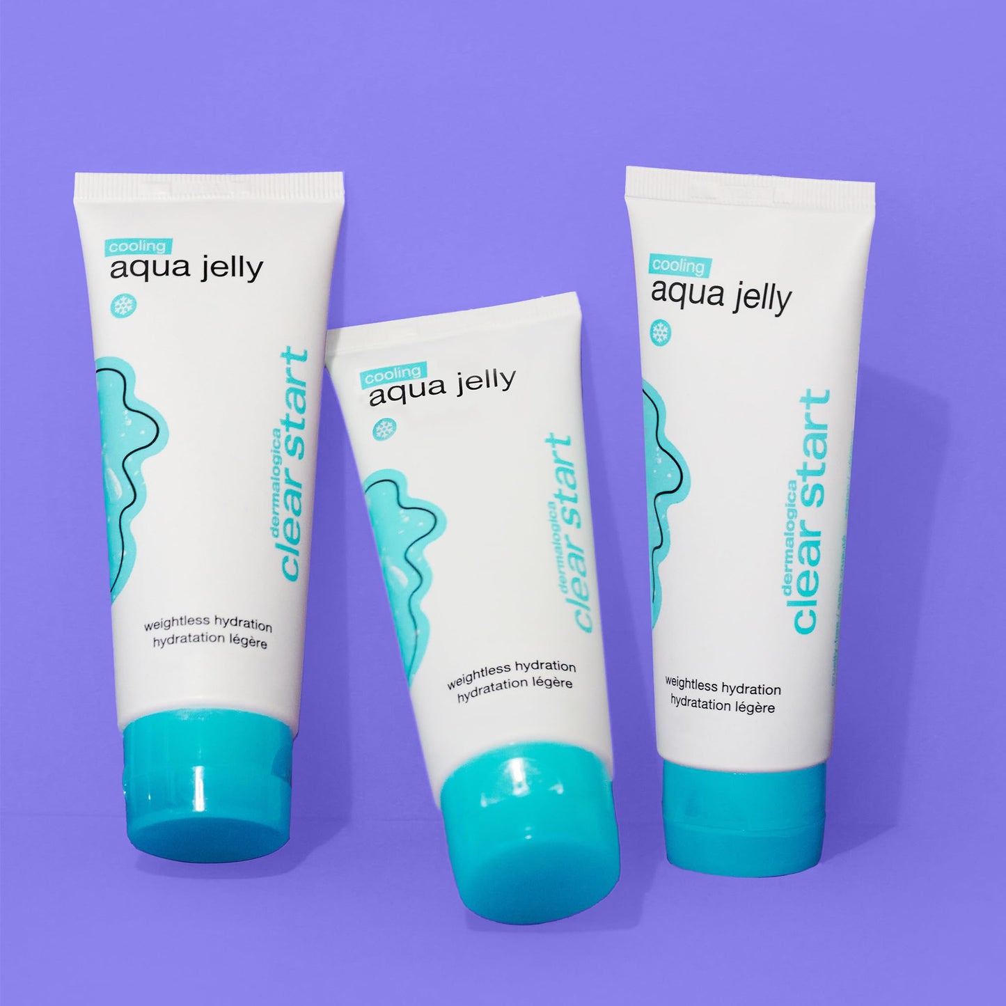Lavender Dermalogica Clear Start Cooling Aqua Jelly (2 Fl Oz) Lightweight Gel Moisturizer For Oily Skin - Deeply Hydrate & Reduce Excess Oil for Dewy Glow With No Shine