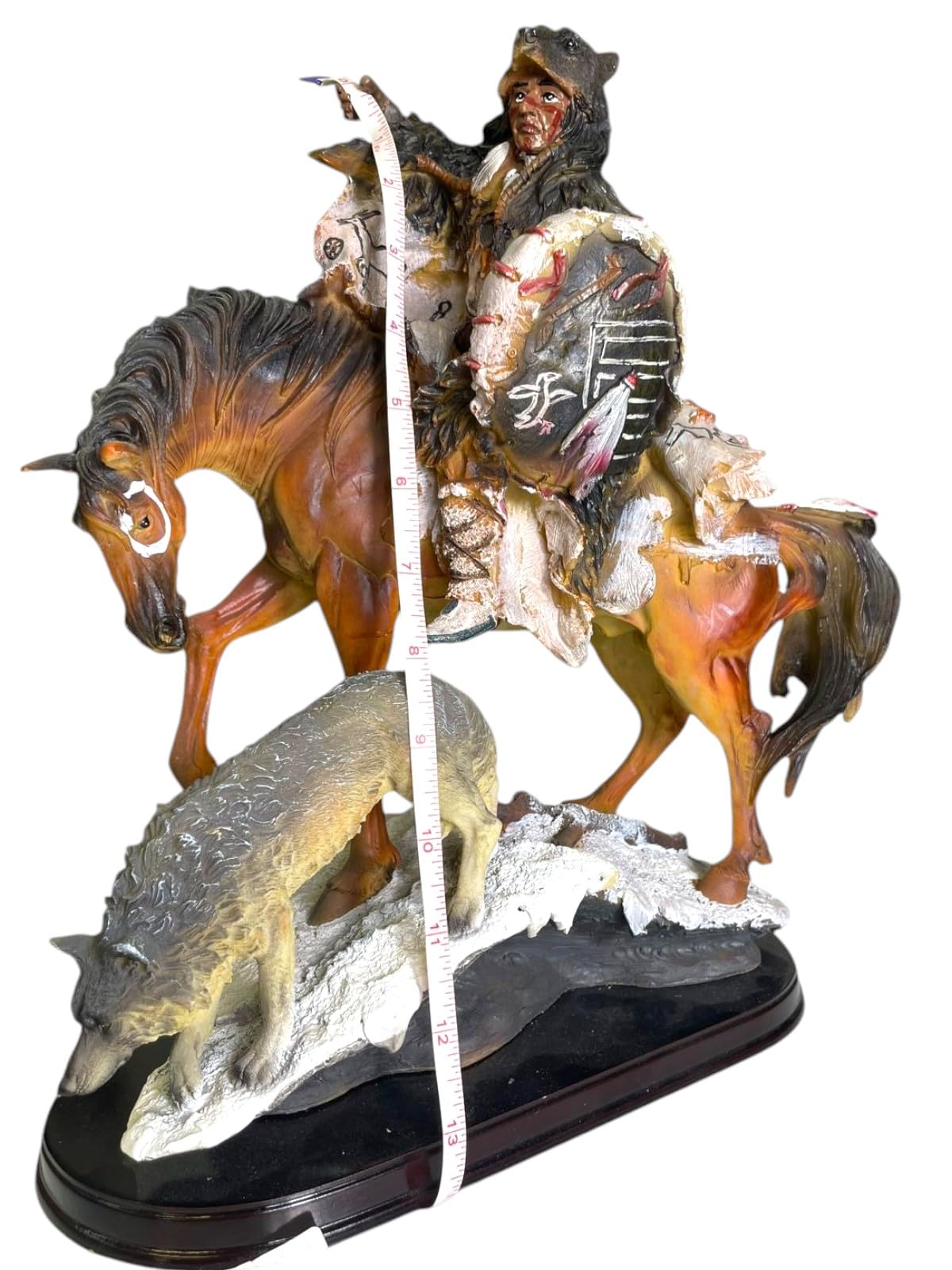White Smoke Indian Statues and Figurines || Estatuas y figurillas indias (Indian with Spear || Lanza)