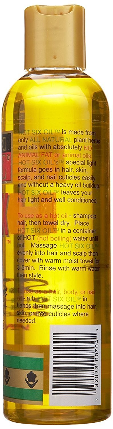 White Smoke African Royale Hot Six Hair Oil, 8 Ounce (Pack of 3)