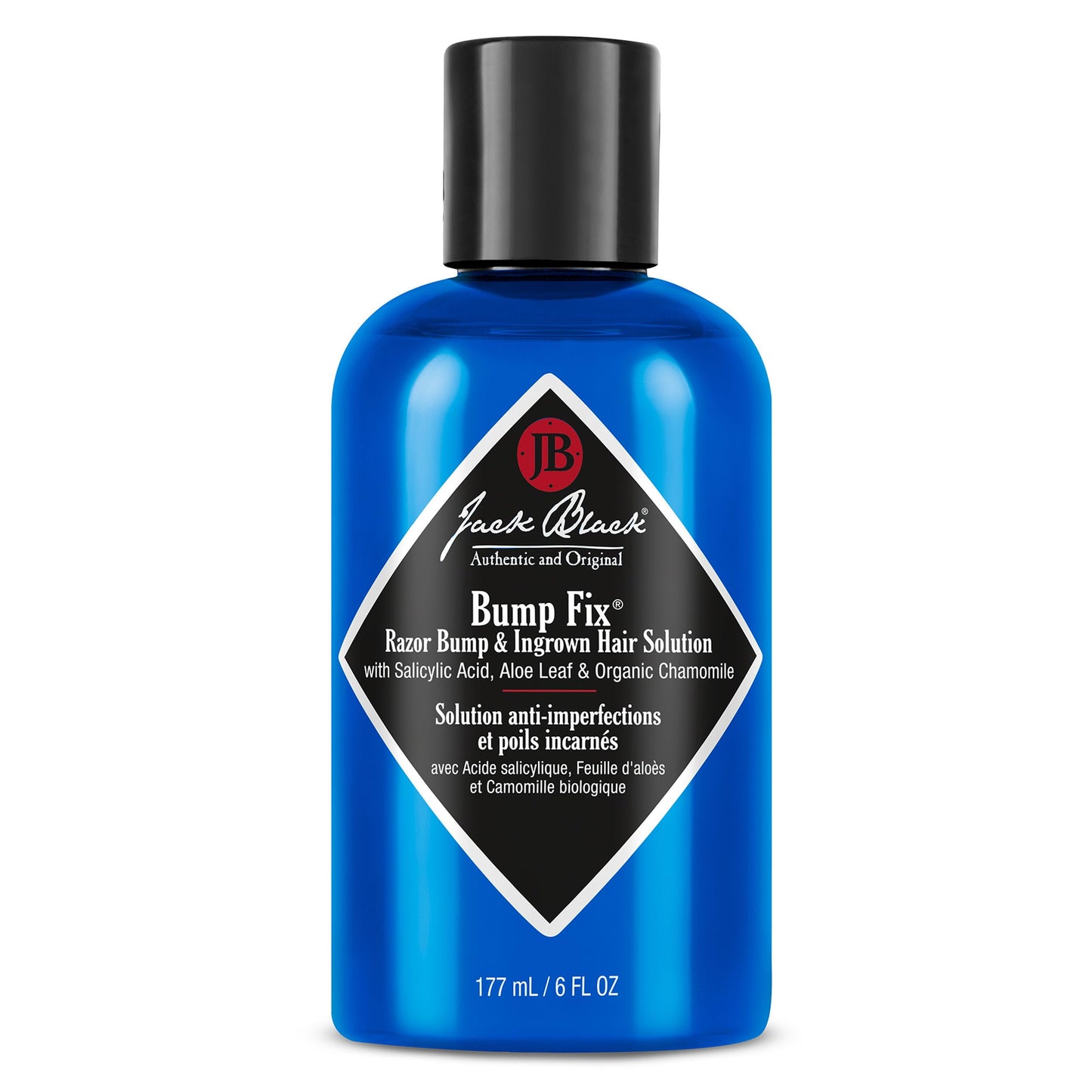 White Smoke Jack Black Bump Fix, 6 Fl. Oz. – Acne, Razor Bump & Ingrown Hair Solution – Moisturizing Acne Treatment for Face, Aftershave for Razor Bumps, Ingrown Hair Serum for Men