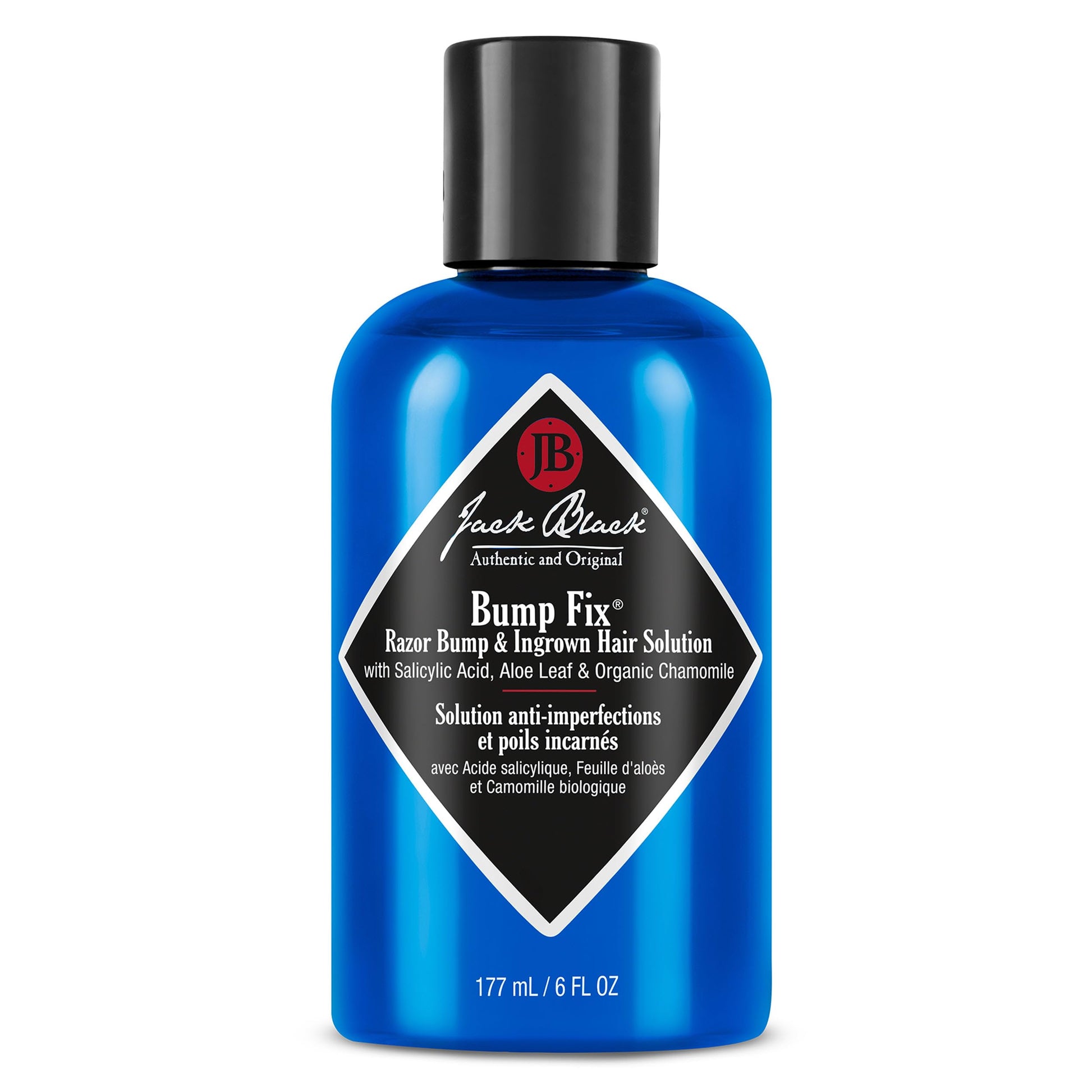 White Smoke Jack Black Bump Fix, 6 Fl. Oz. – Acne, Razor Bump & Ingrown Hair Solution – Moisturizing Acne Treatment for Face, Aftershave for Razor Bumps, Ingrown Hair Serum for Men