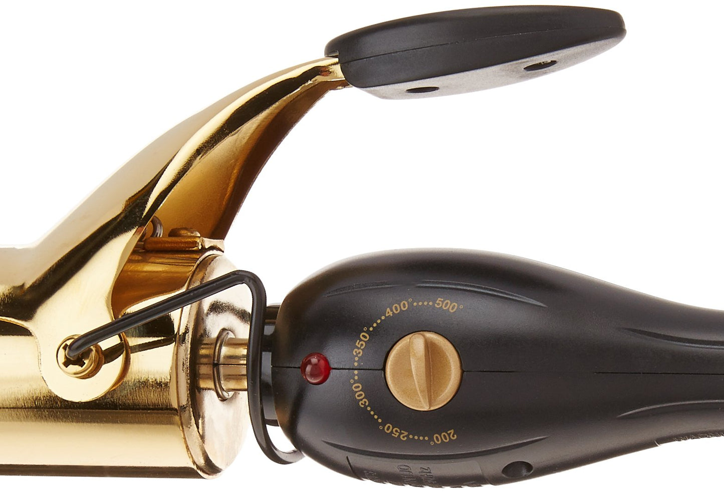 White Smoke Gold 'N Hot GH9207 Professional Spring Curling Iron, 1-1/2"
