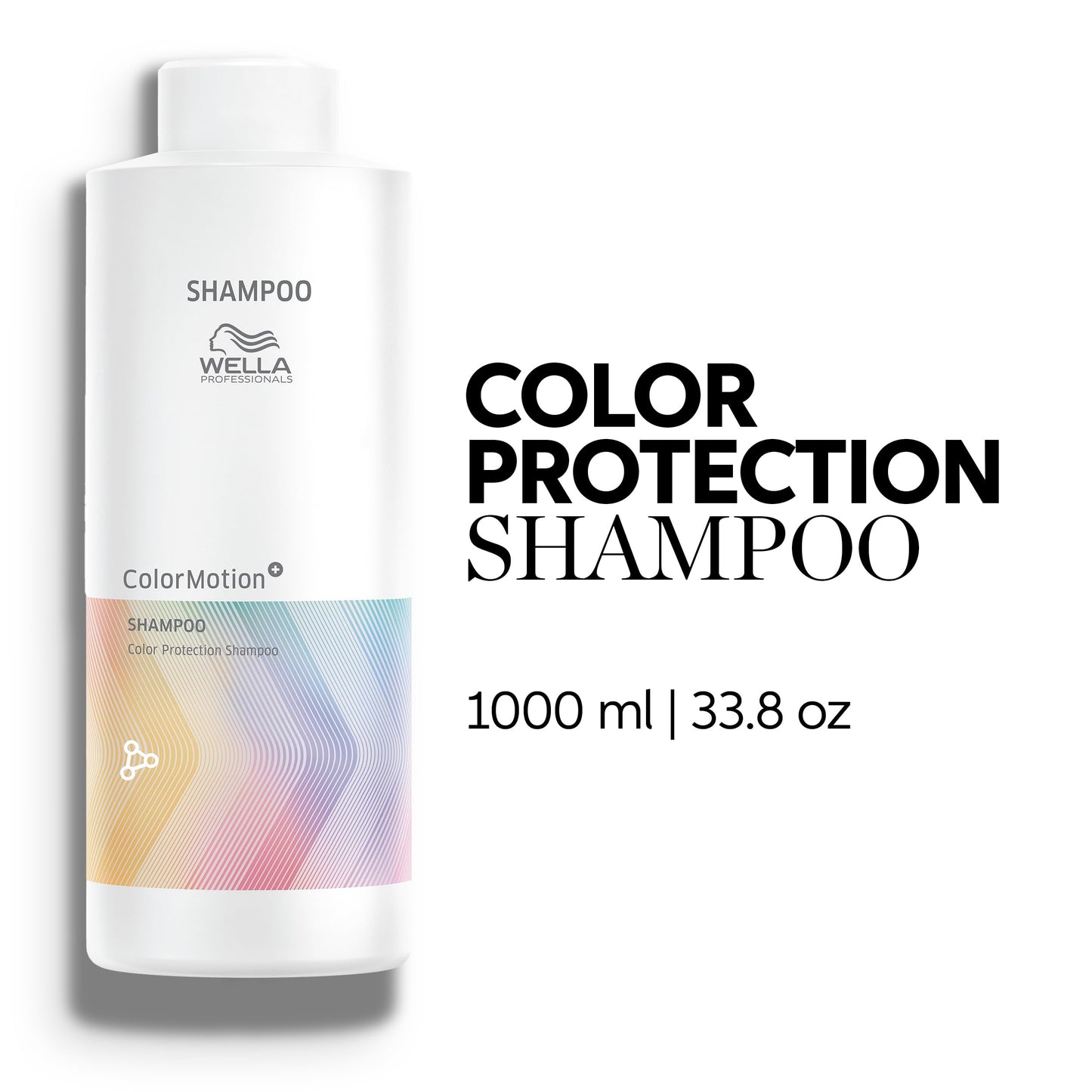 White Smoke Wella Professionals ColorMotion+ Hair Color Protection Shampoo | Preserves Color Vibrancy, Smoothness, & Shine | 33.8 Fl Oz