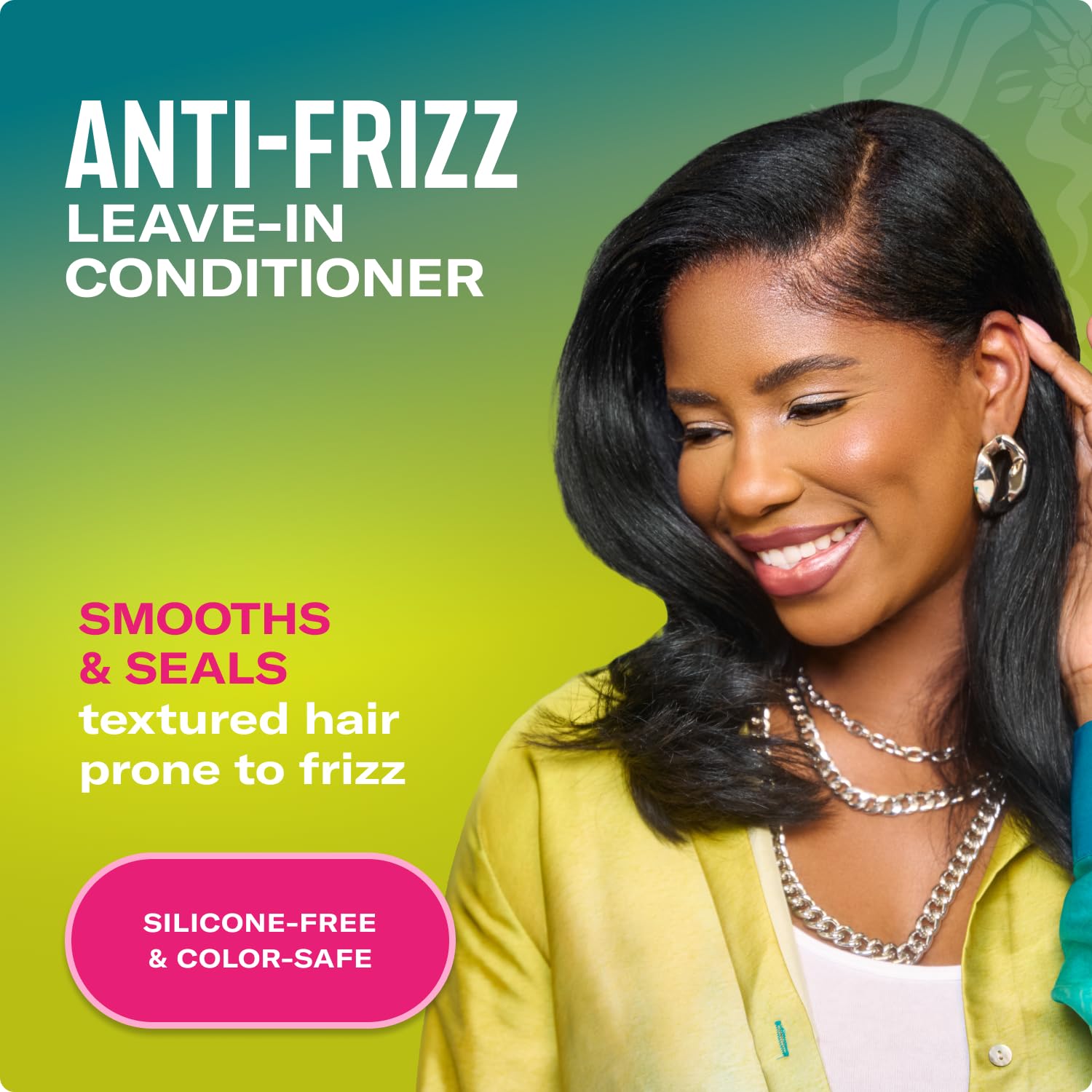 Goldenrod Mielle Organics Avocado & Tamanu Hair Leave In Conditioner Spray for Frizz Control - Smoothing Detangler & Anti Frizz Treatment for Dry, Damaged Styles - Nourishes Scalp for Soft, Shiny Strands - 8 oz
