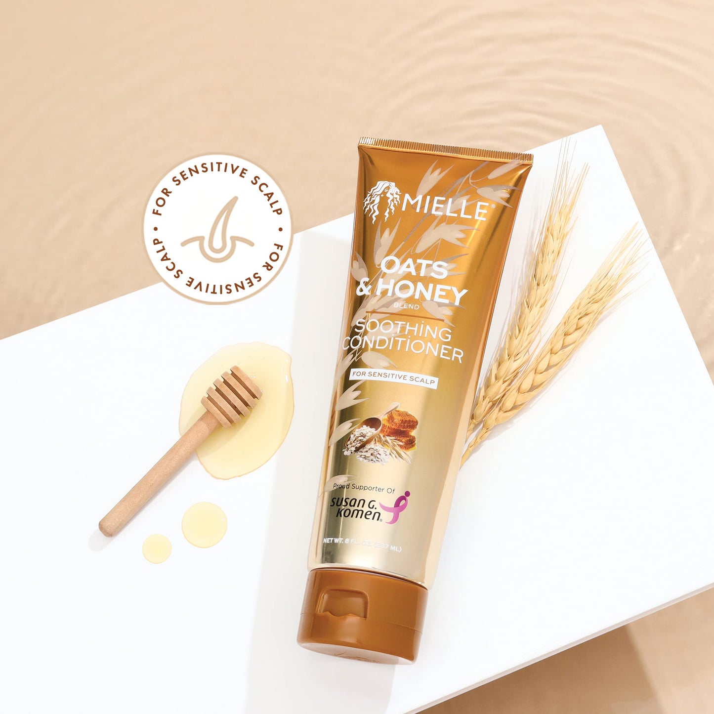 White Smoke Mielle Organics Oats & Honey Soothing Conditioner