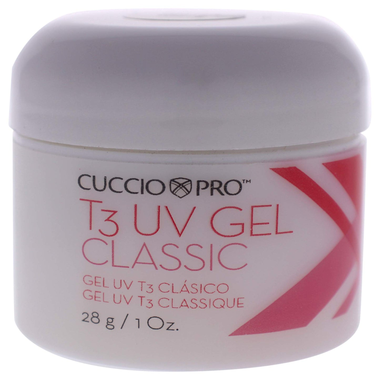 Dark Gray T3 Uv Gel Classic - Whiter White by Cuccio Pro for Women - 1 oz Nail Gel