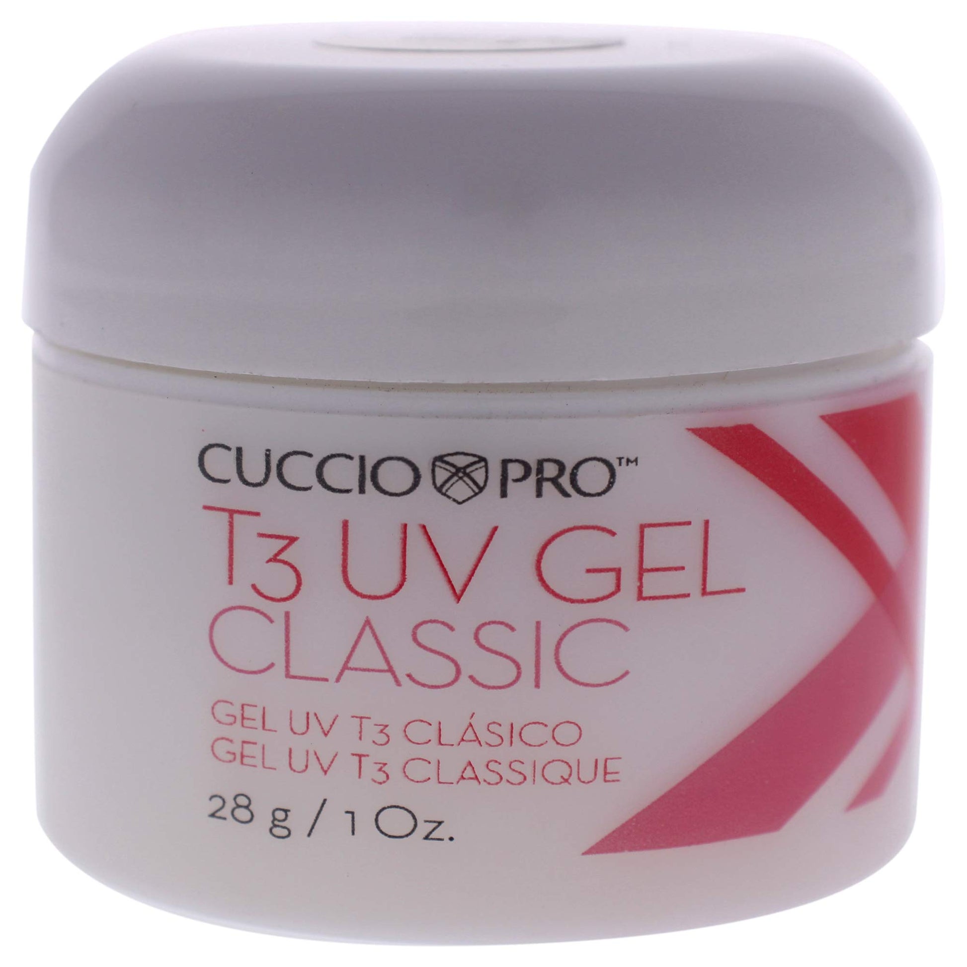 Dark Gray T3 Uv Gel Classic - Whiter White by Cuccio Pro for Women - 1 oz Nail Gel