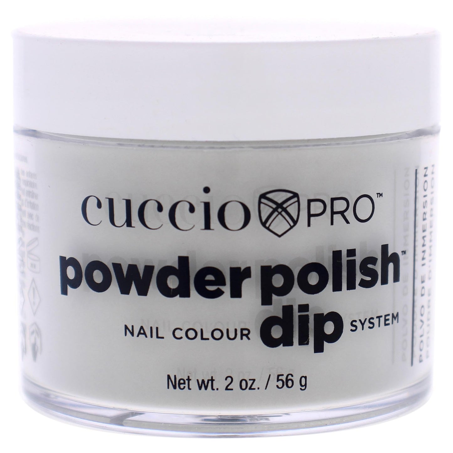 Light Gray Cuccio Pro Powder Polish Dip - Why, Hello! - Nail Lacquer for Manicures & Pedicures, Easy & Fast Application/Removal - No LED/UV Light Needed - Non-Toxic, Odorless, Highly Pigmented - 2 oz
