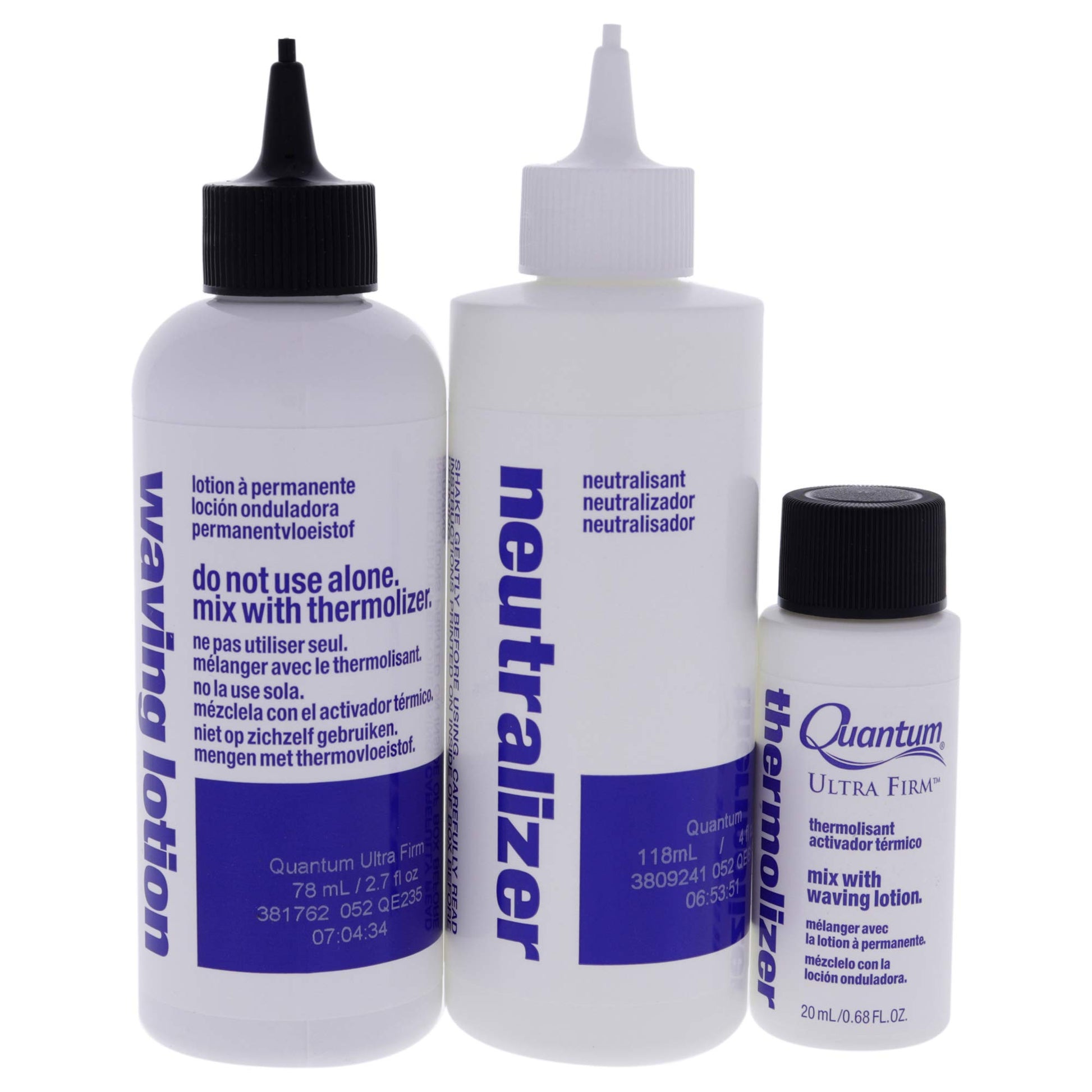 White Smoke Zotos Salon Quantum Ultra Firm Exothermic Perm For Normal Hair, 1 Count