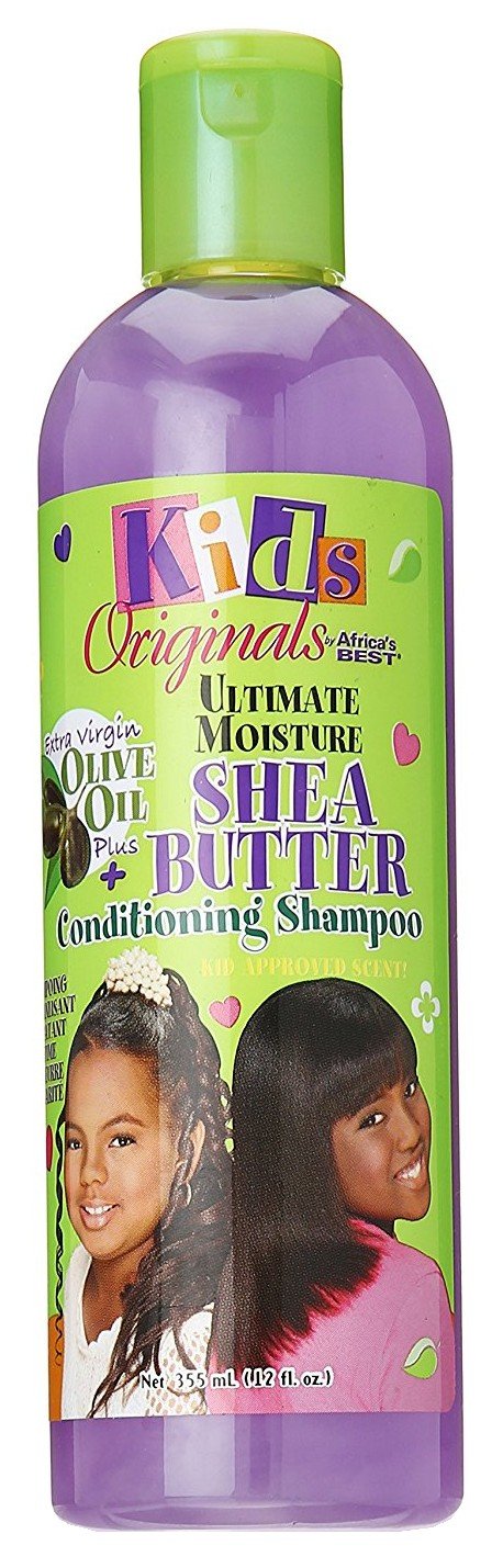 White Smoke Africas Best Kids Originals Shampoo Shea Butter 12 Ounce (355ml) (Pack of 3)