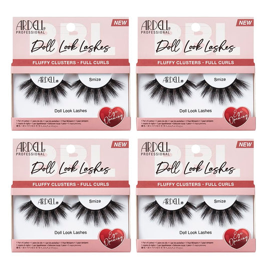 White Smoke Ardell Doll Look Lashes Smize, 4 Pack