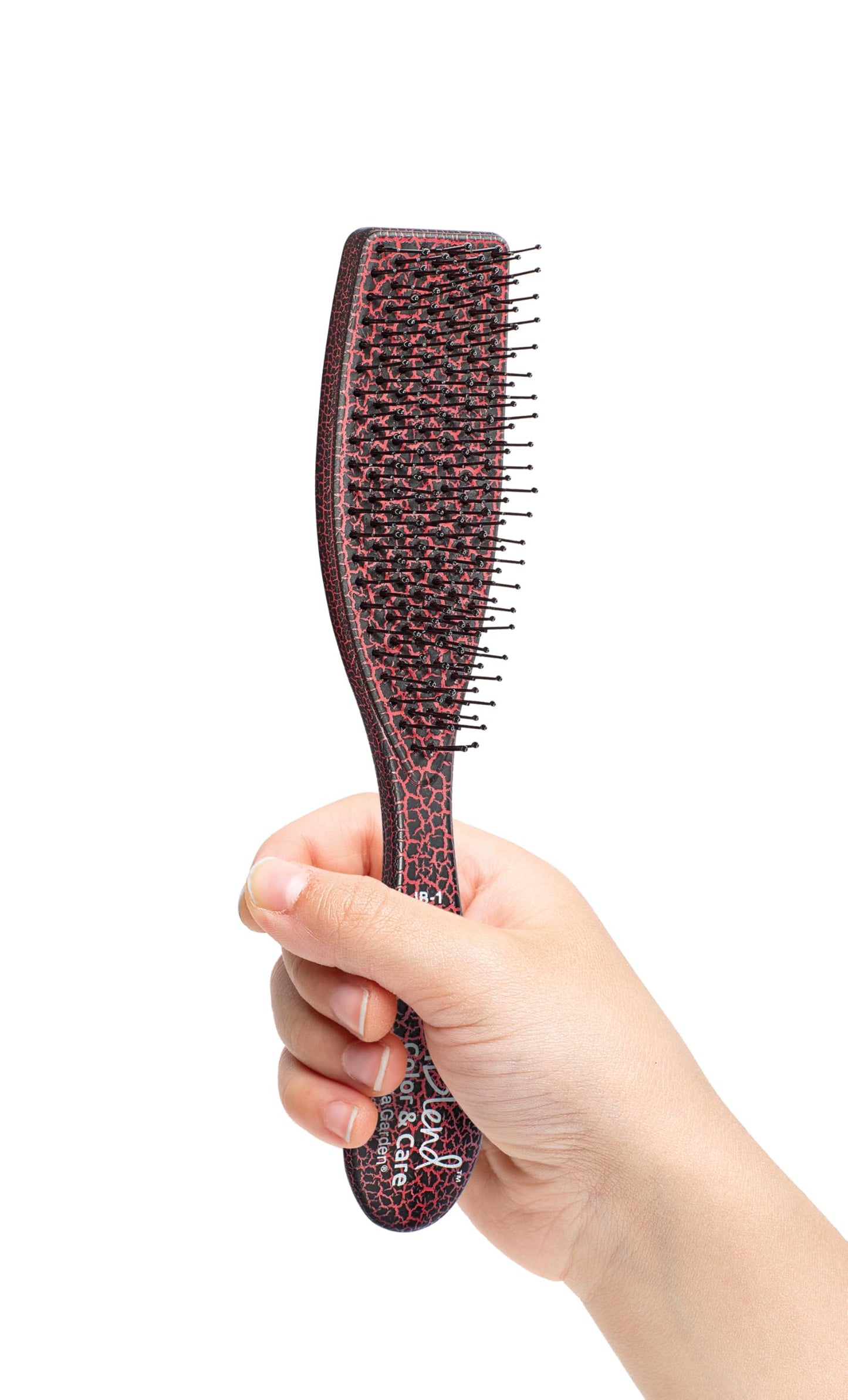 White Smoke Olivia Garden iBlend Hair Brush For Color & Treatments IB-1 (Red)