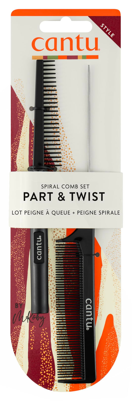 Light Gray Cantu Hair Accessories Style Part & Twist Set