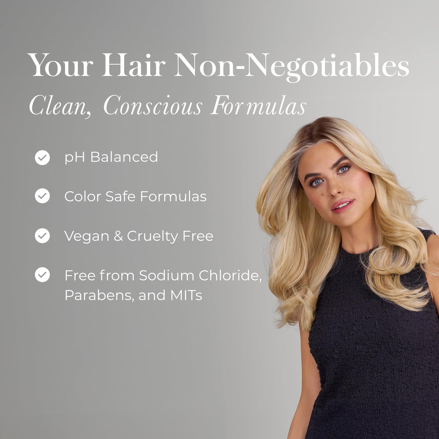 Dark Gray Jon Renau Fiber Love Wig Care Bundle, Synthetic Wig Shampoo and Leave In Conditioning Spray, Sulfate and Paraben Free Wash and Detangling System for Synthetic Wigs and Hair Extensions