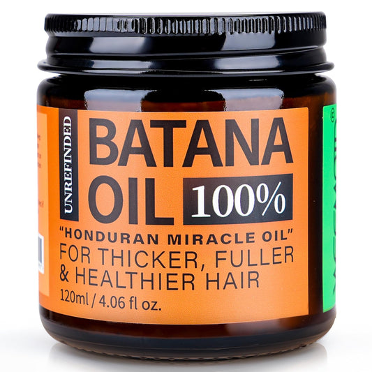 Black Batana Oil for Hair Growth Dr Sebi, 100% Raw Organic Batana Hair Mask from Honduras, Wild Growth Hair Oil, Scalp Oil Promotes Hair Thickness, Prevents Loss for Men & Women, 4.06 fl oz