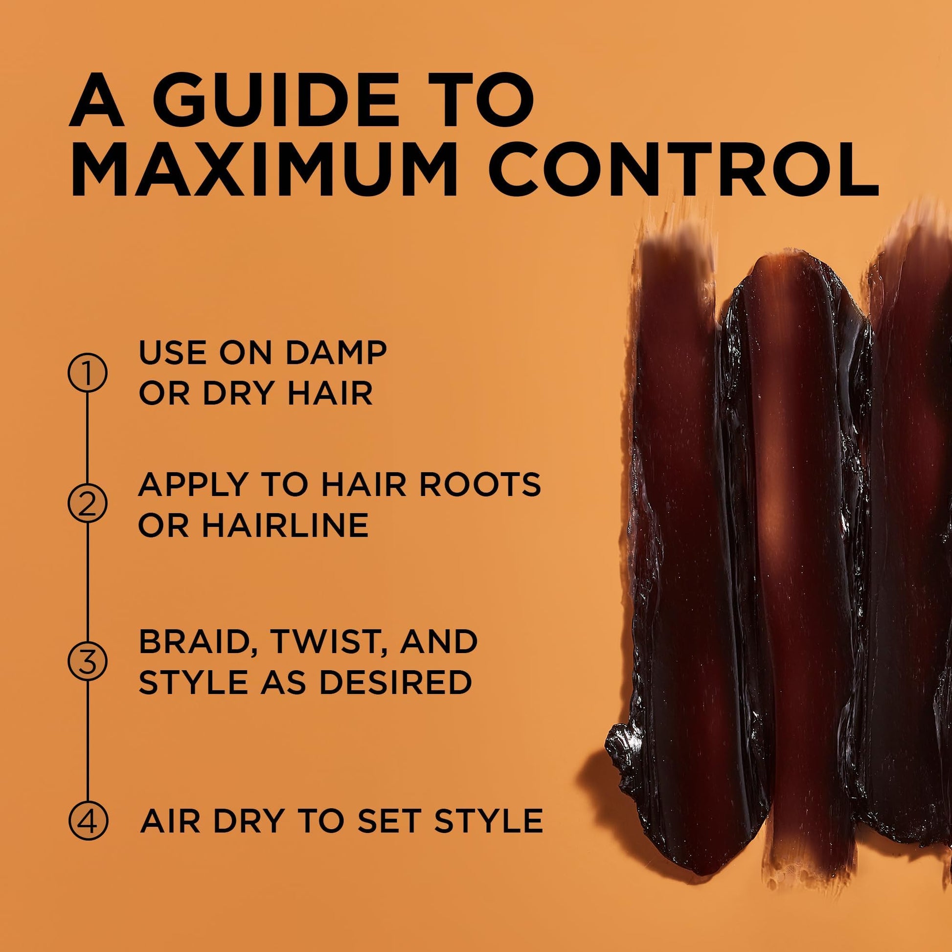 Coral African Pride Black Castor Miracle Extra Hold Braid, Loc, Twist Gel - Extreme Hold Braiding Hair Gel, Edge Control & Tames Frizz, No Flake | Natural Ingredients, Coconut Oil | 8oz