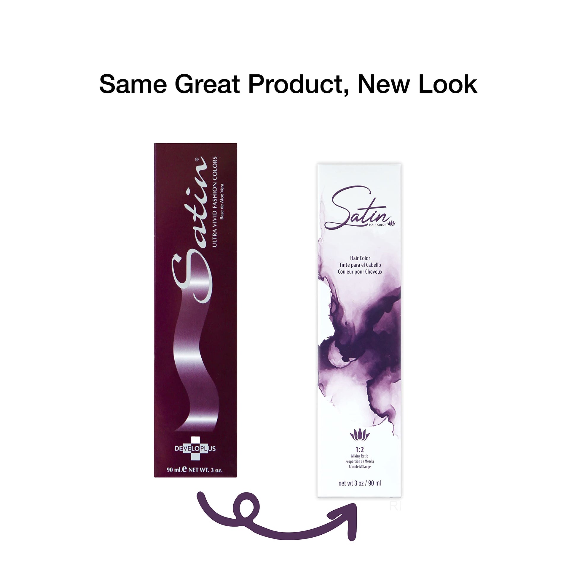 White Smoke Satin Ultra Vivid Fashion Colors - Natural Series (6N Dark Blonde)