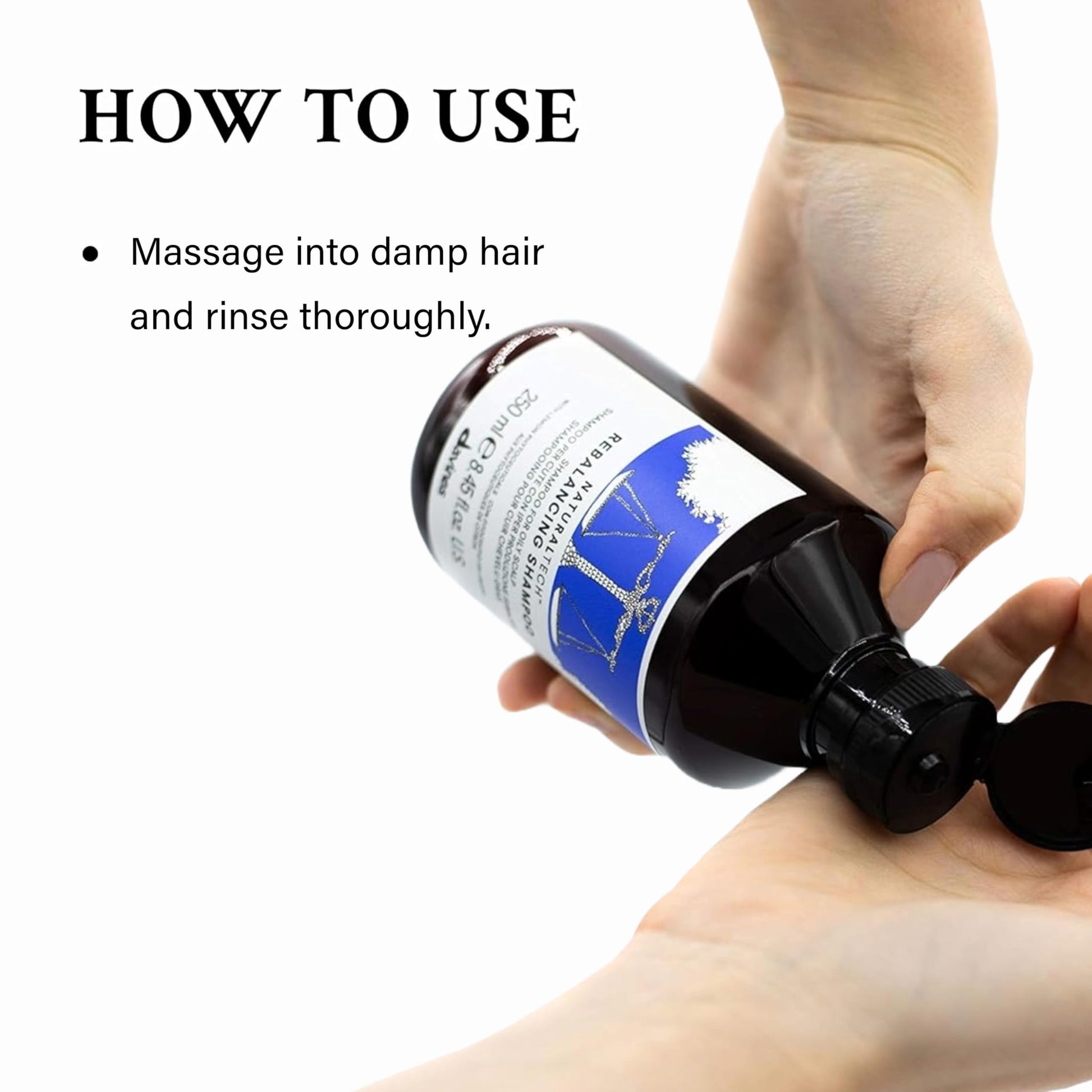White Smoke Davines Naturaltech Rebalancing Shampoo, Normalizing & Oil Control for Oily Scalp - With Lemon Phytoceuticals - Deep Cleansing for Oily Hair & Scalp, 8.45 Fl Oz