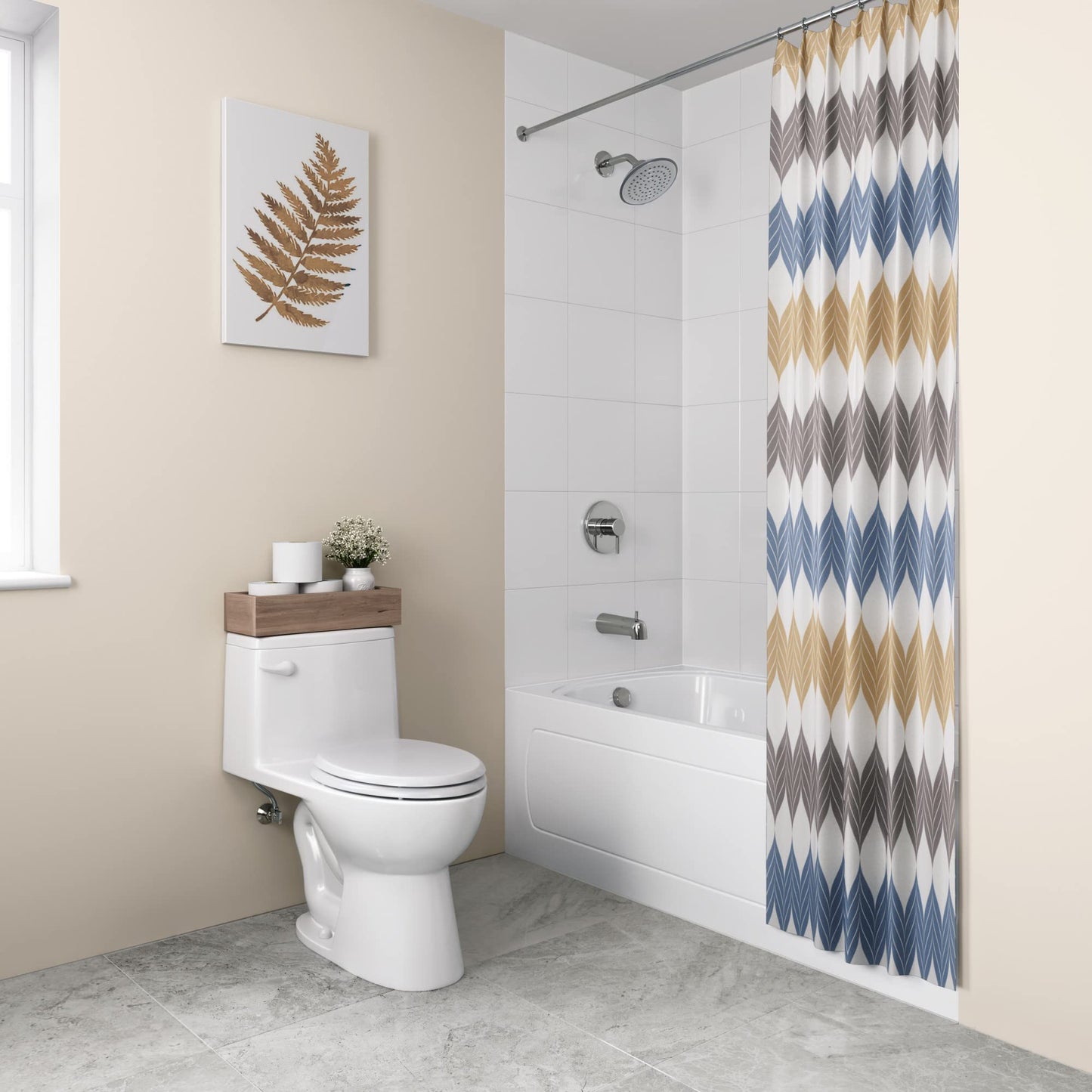 Gray PROFLO PFS6032LSK Hillsboro 60" x 32" Three Wall Alcove Acrylic Soaking Tub with Left Drain and Overflow - White