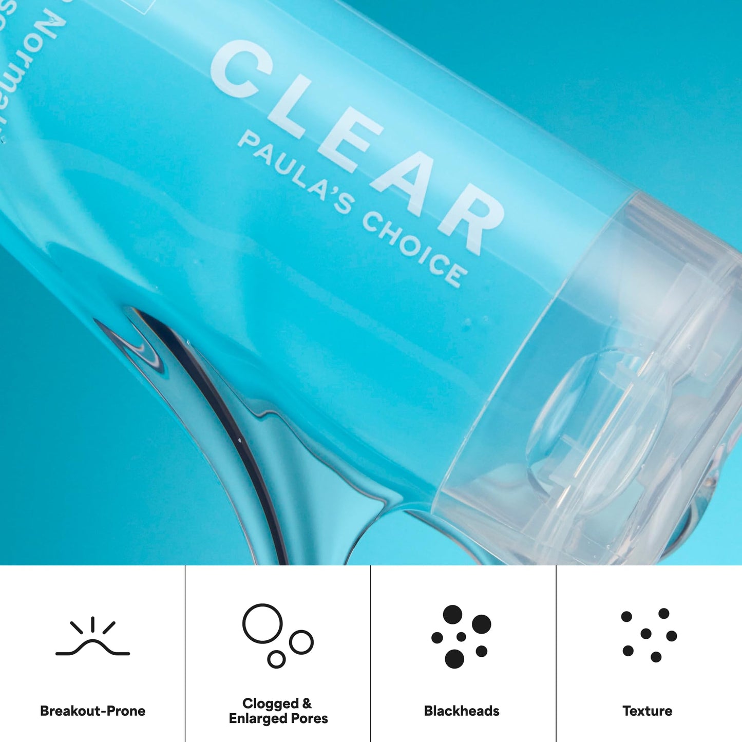 White Smoke Paula's Choice CLEAR Pore Normalizing Facial Cleanser, Acne Daily Face Wash, Salicylic Acid Face Cleanser for Clogged & Enlarged Pores, Redness, Suitable for Blackhead-Prone Skin Fragrance Free, 6oz