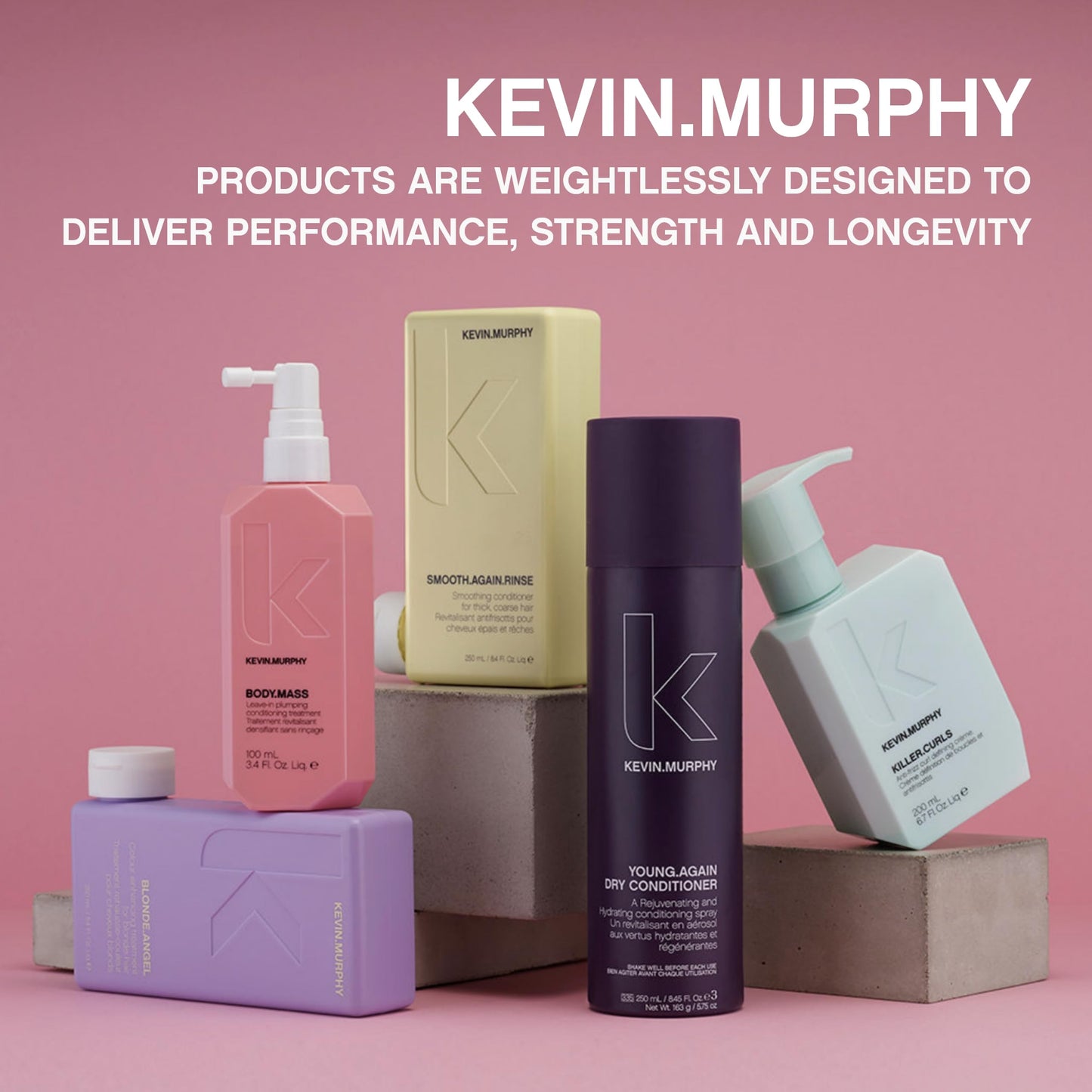 Rosy Brown KEVIN.MURPHY UN.TANGLED - Hair Detangler Leave-In Conditioner Spray - For All Hair Types - With Australian Fruit Extracts - 150 mL / 5.1 fl oz