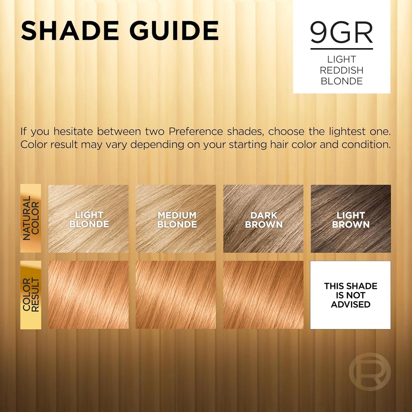 Dark Olive Green L'Oreal Superior Preference - 9GR Light Reddish Blonde (Warmer) 1 Each (Pack of 3)