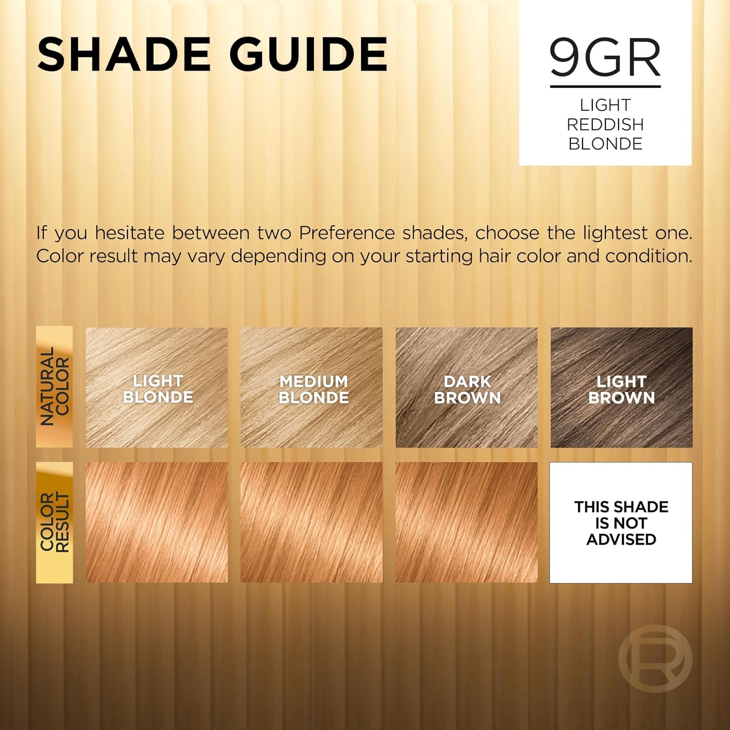 Dark Olive Green L'Oreal Superior Preference - 9GR Light Reddish Blonde (Warmer) 1 Each (Pack of 3)
