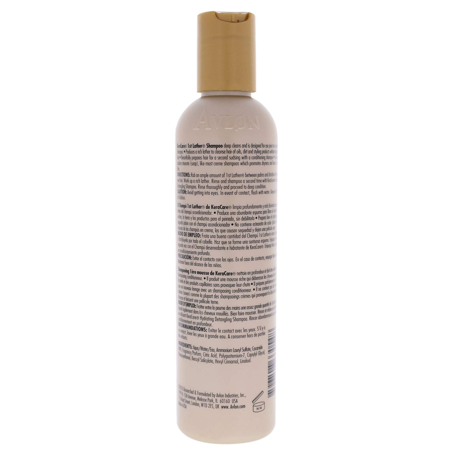 Light Slate Gray Avlon Keracare 1st Lather Shampoo