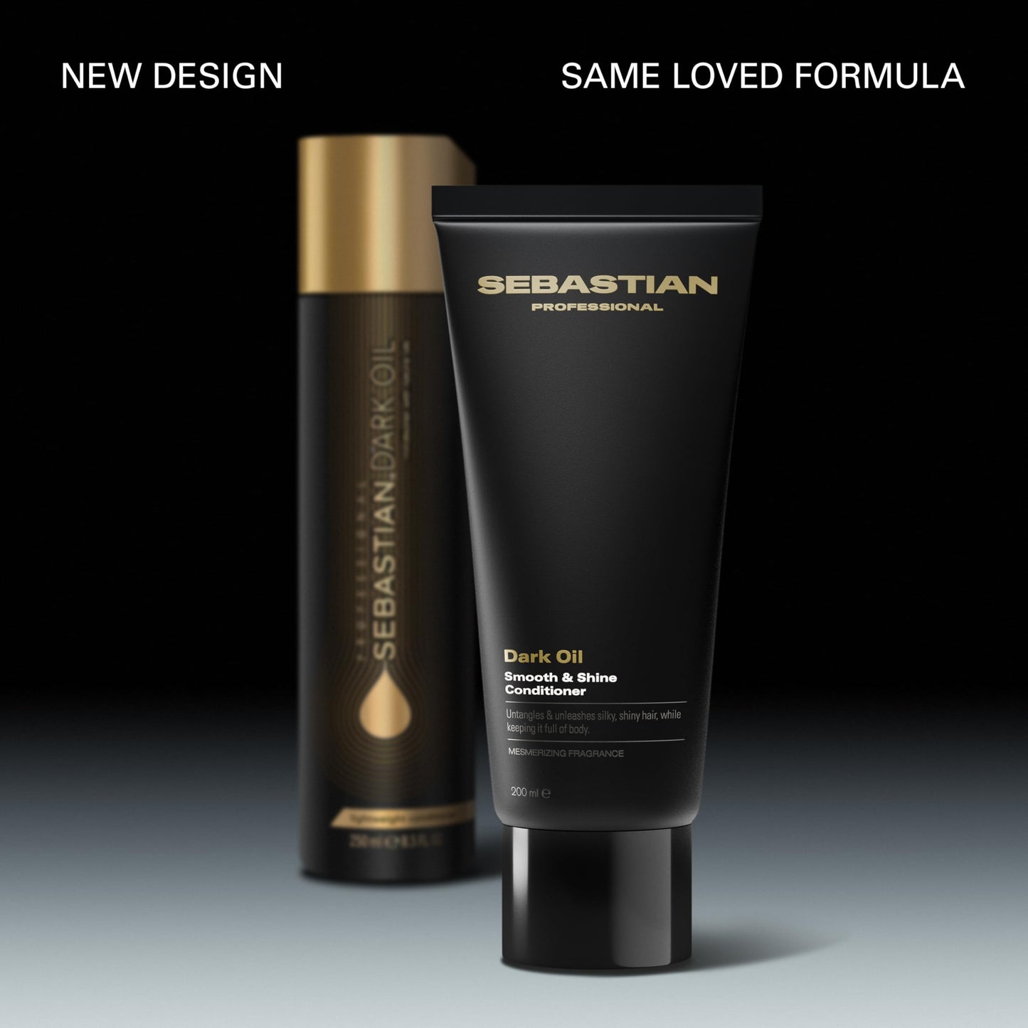 Black Sebastian Professional Dark Oil Smooth and Shine Conditioner | Infused with Jojoba & Argan Oil | 33.8 fl oz | Packaging May Vary