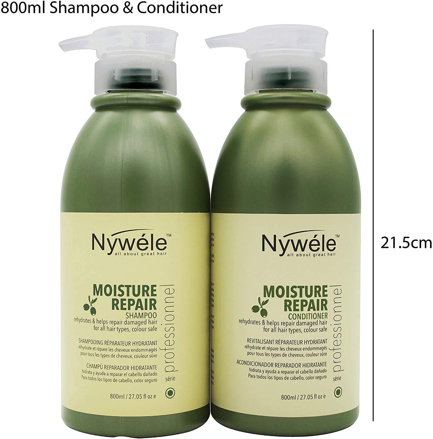 White Smoke Nywele Moisture Repair Shampoo and Conditioner (Shampoo and Conditioner Set)