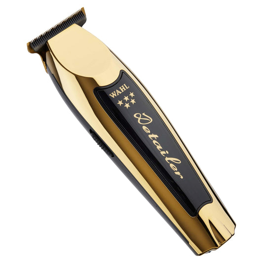 White Smoke Wahl Professional 5 Star Gold Cordless Detailer High Precision Trimmer Lithium Ion Battery